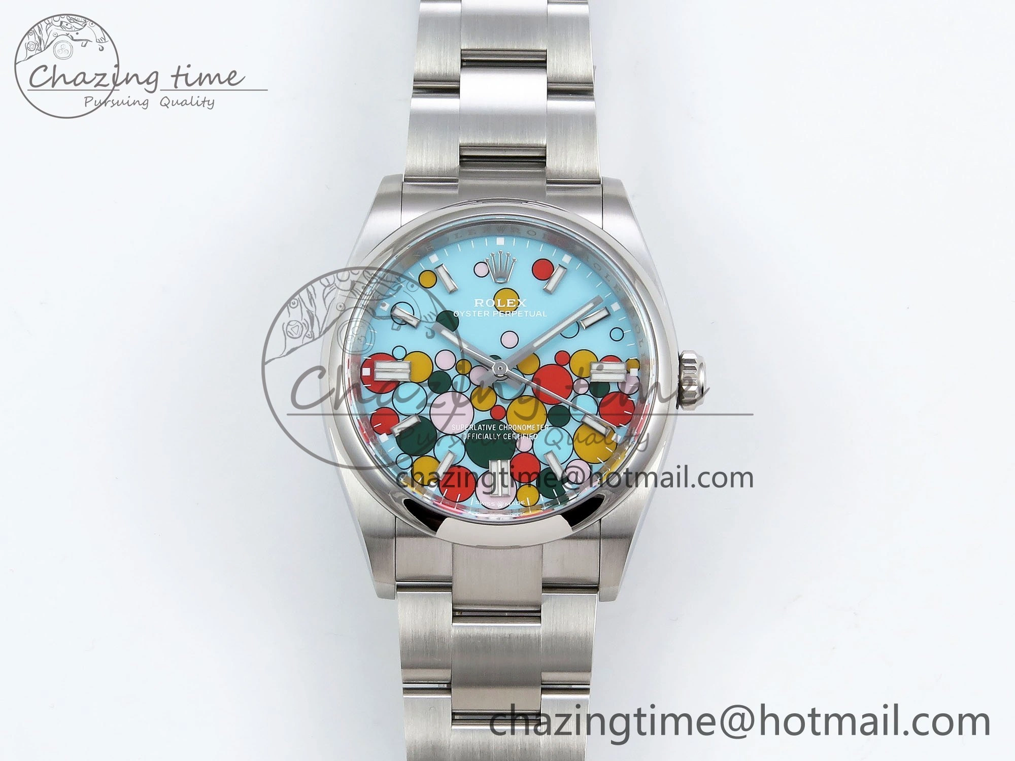 Affordable Oyster Perpetual 126000 36mm Clean 1:1 Best Edition 904L Steel Celebration Dial VR 1583