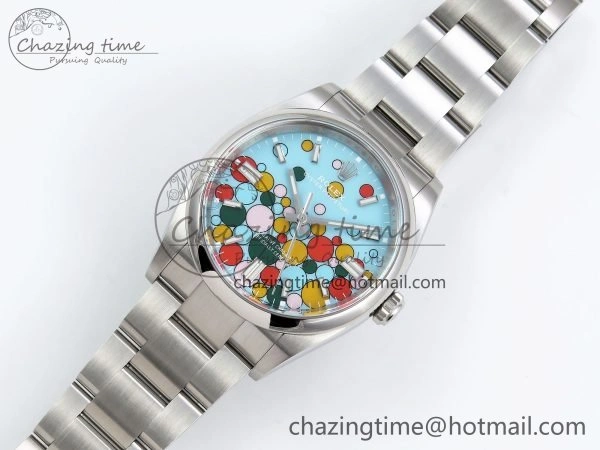 Affordable Oyster Perpetual 126000 36mm Clean 1:1 Best Edition 904L Steel Celebration Dial VR 1583