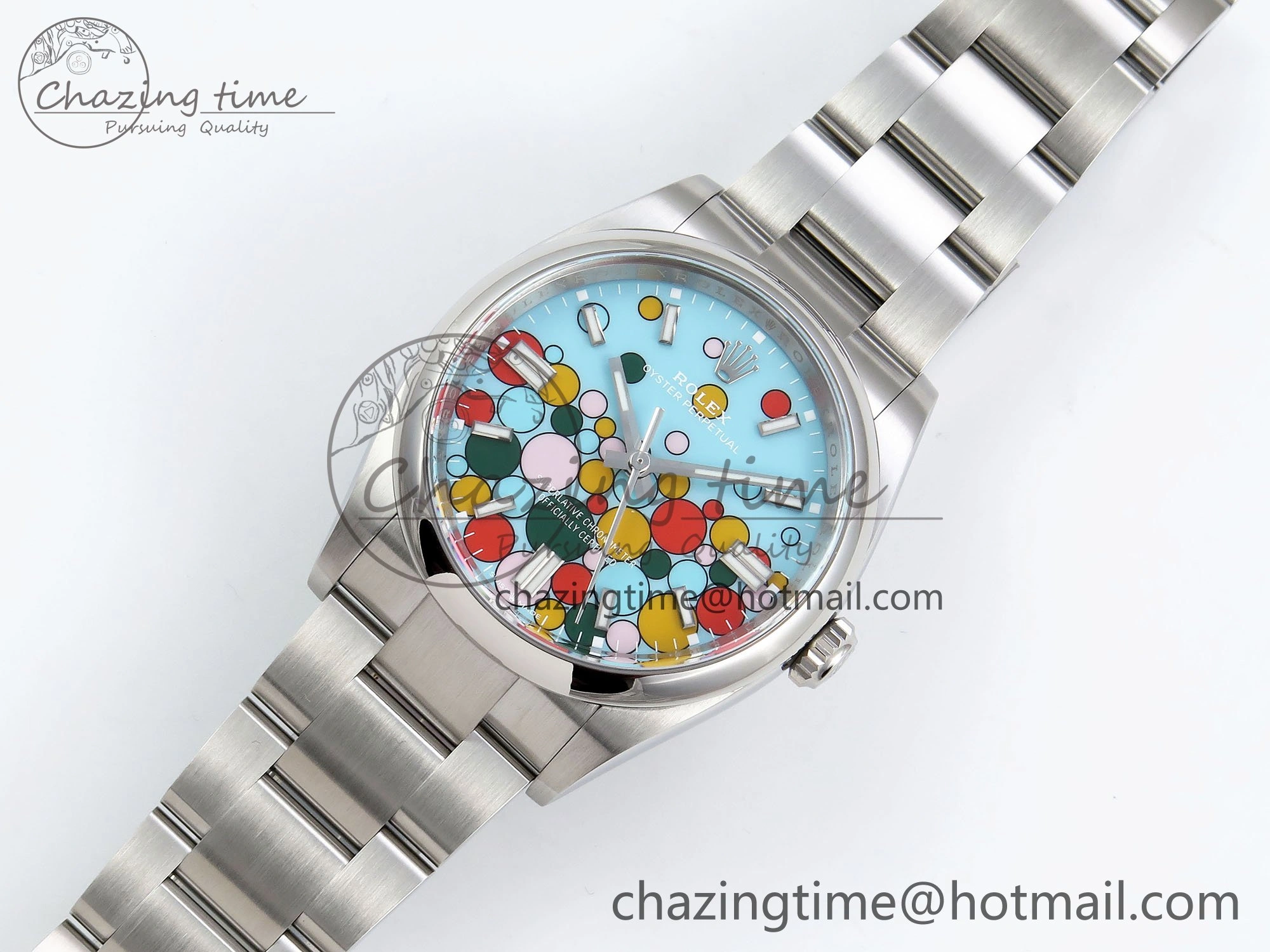 Affordable Oyster Perpetual 126000 36mm Clean 1:1 Best Edition 904L Steel Celebration Dial VR 1583