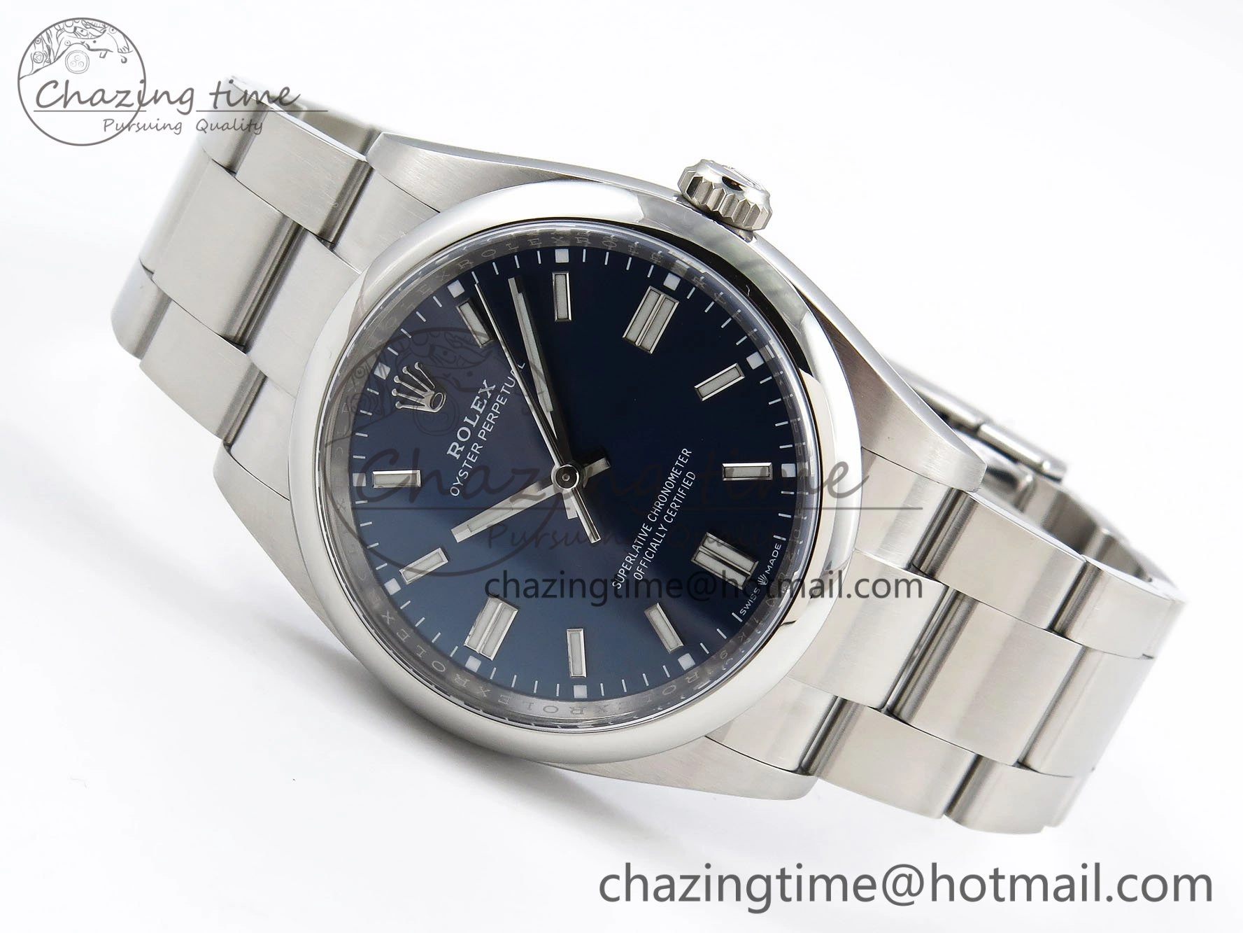 Sporty Oyster Perpetual 126000 36mm Clean 1:1 Best Edition 904L Steel Deep Blue Dial VR 1598