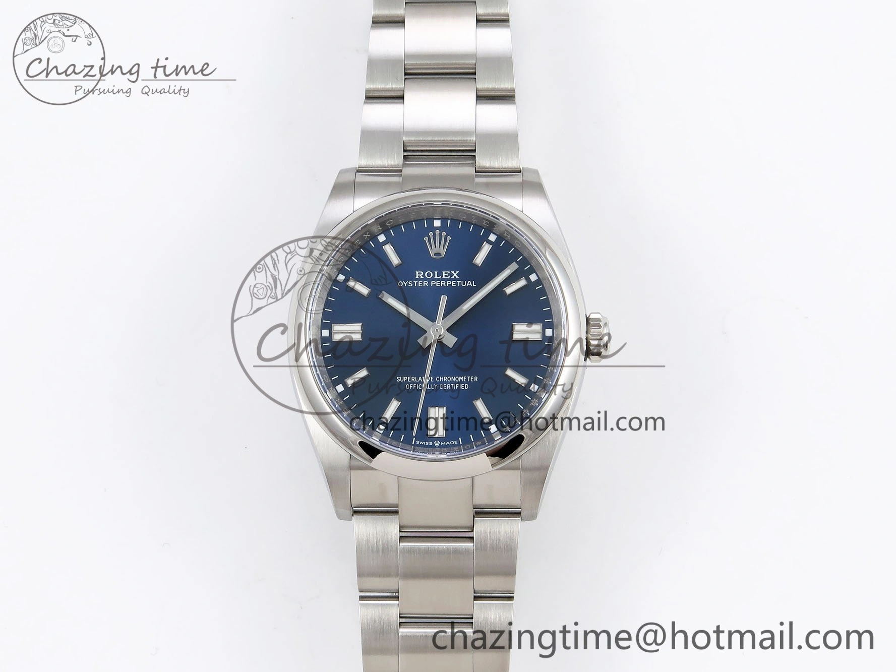 Sporty Oyster Perpetual 126000 36mm Clean 1:1 Best Edition 904L Steel Deep Blue Dial VR 1598