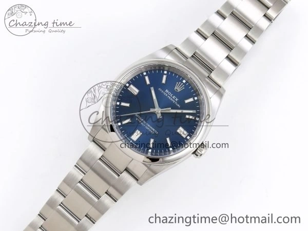 Sporty Oyster Perpetual 126000 36mm Clean 1:1 Best Edition 904L Steel Deep Blue Dial VR 1598