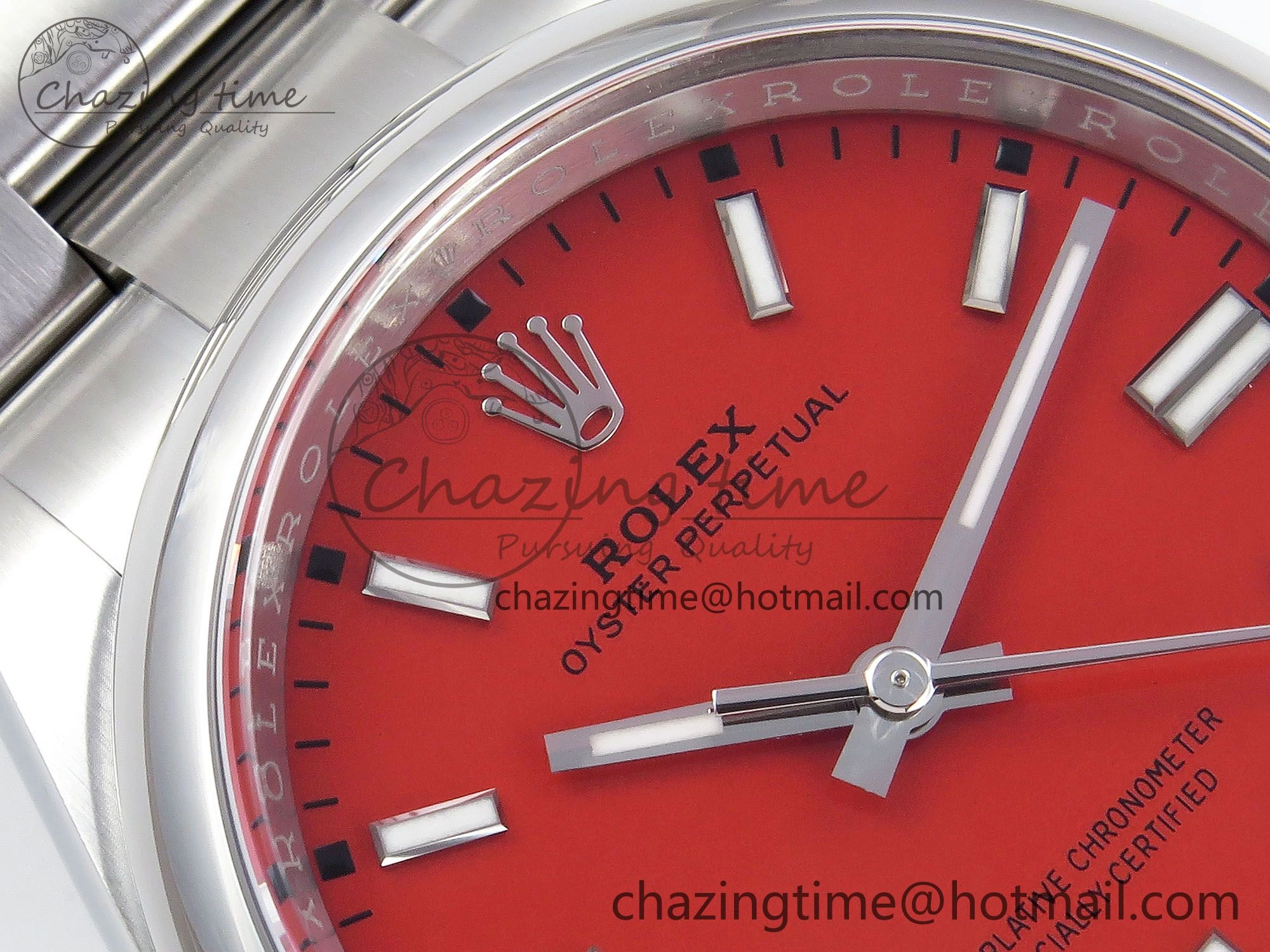 Oyster Perpetual 126000 36mm Clean 1:1 Best Edition 904L Steel Red Dial VR Bright 1499