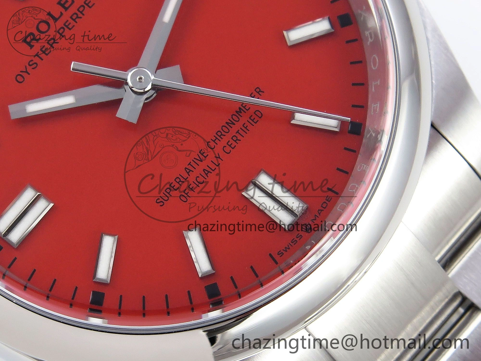 Oyster Perpetual 126000 36mm Clean 1:1 Best Edition 904L Steel Red Dial VR Bright 1499
