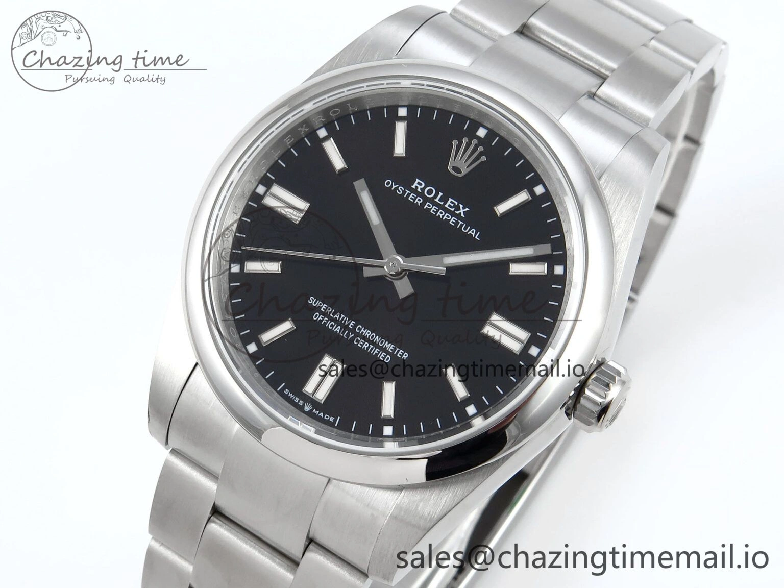Oyster Perpetual 126000 36mm DIWF 1:1 Best Edition 904L Steel Black Dial A TimelessDesign 761