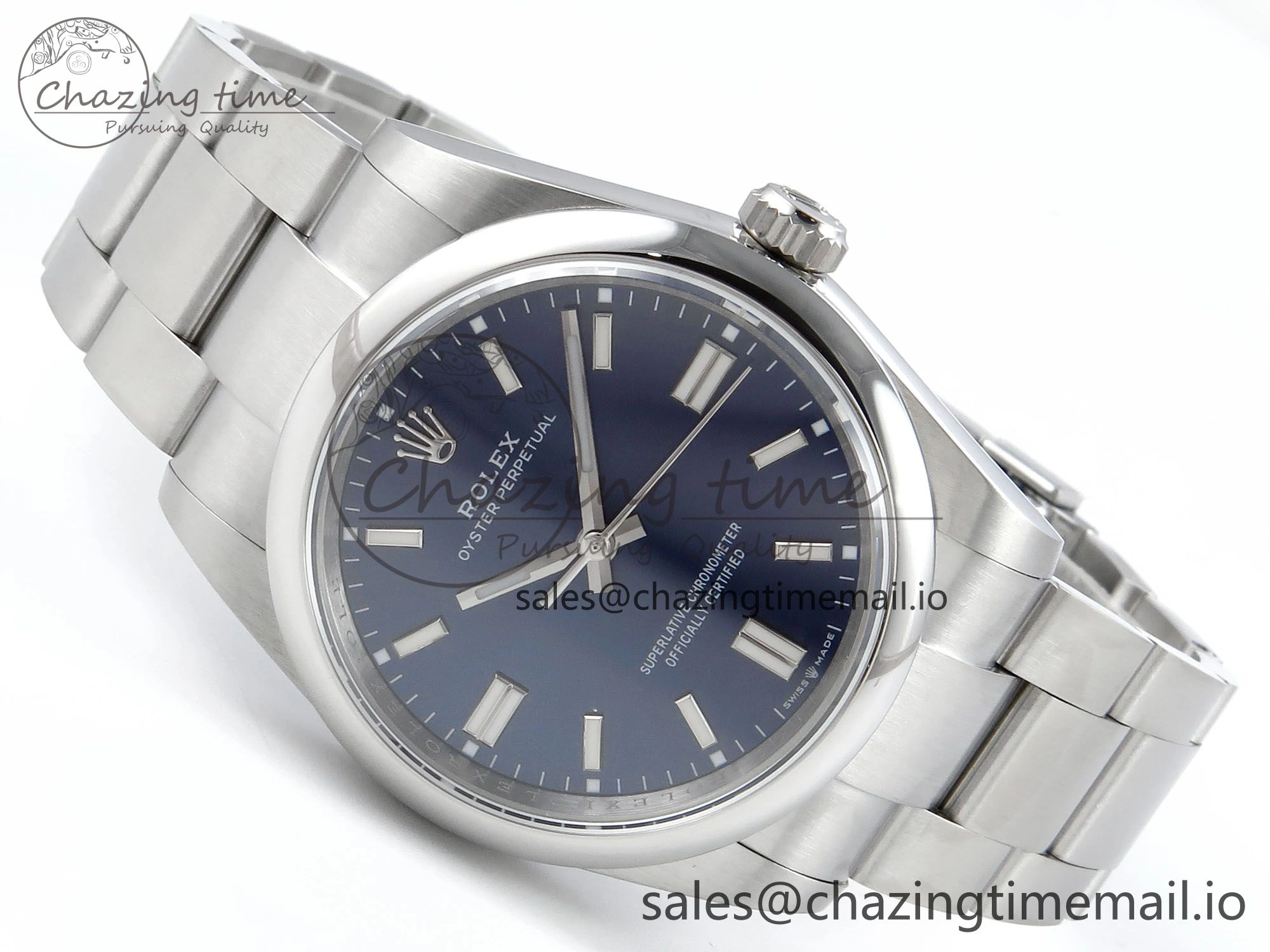RelaxedFit Oyster Perpetual 126000 36mm DIWF 1:1 Best Edition 904L Steel Blue Dial A 762