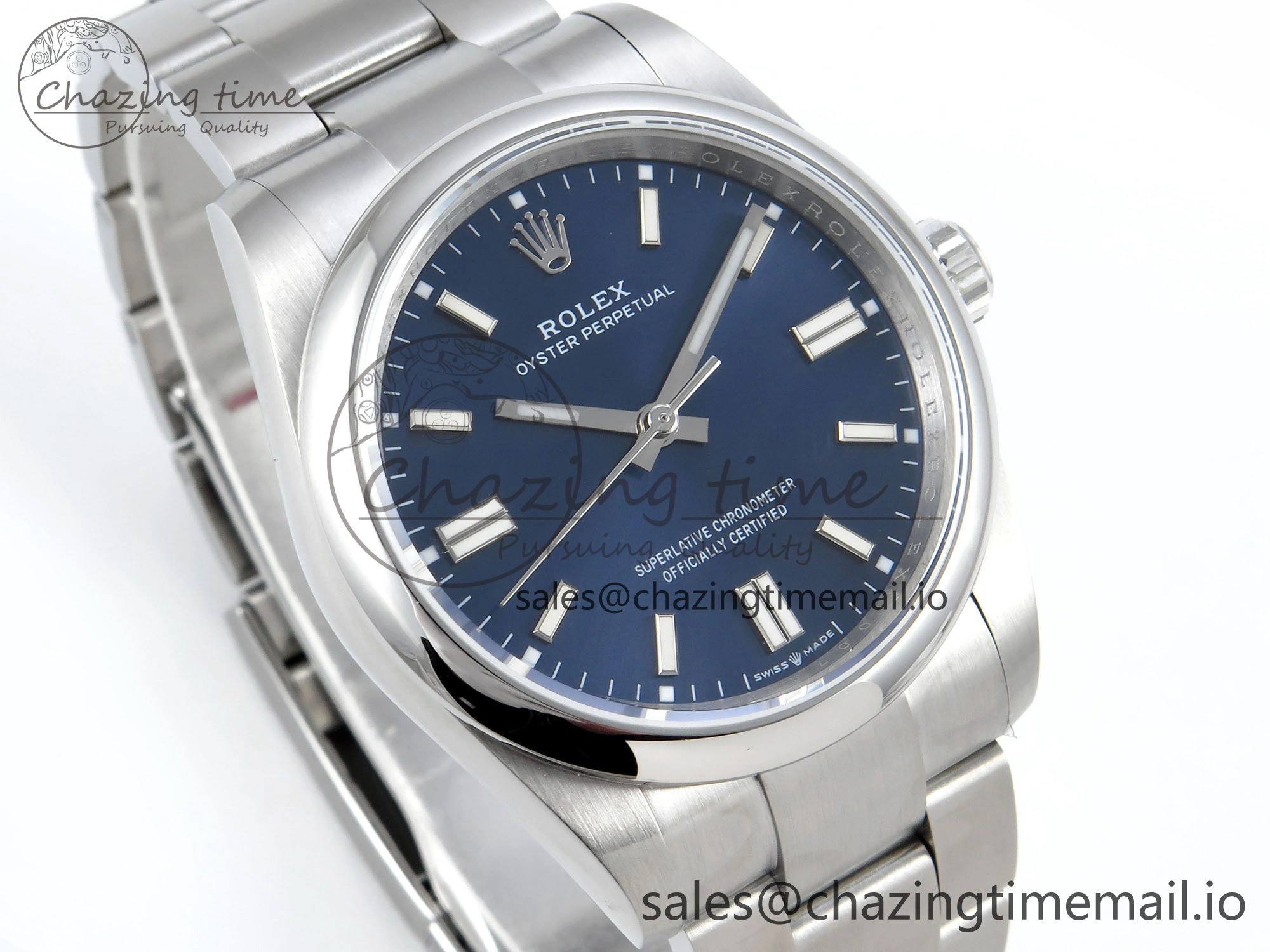 RelaxedFit Oyster Perpetual 126000 36mm DIWF 1:1 Best Edition 904L Steel Blue Dial A 762