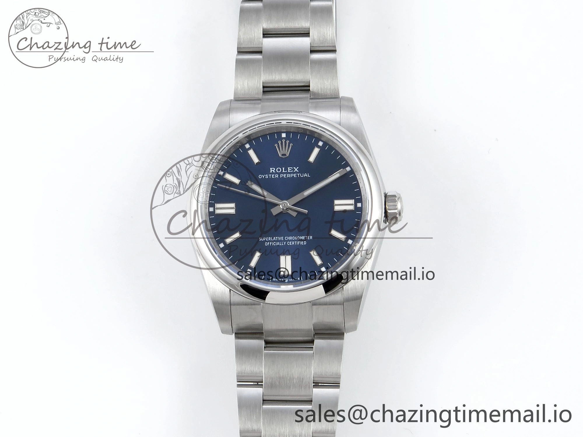 RelaxedFit Oyster Perpetual 126000 36mm DIWF 1:1 Best Edition 904L Steel Blue Dial A 762