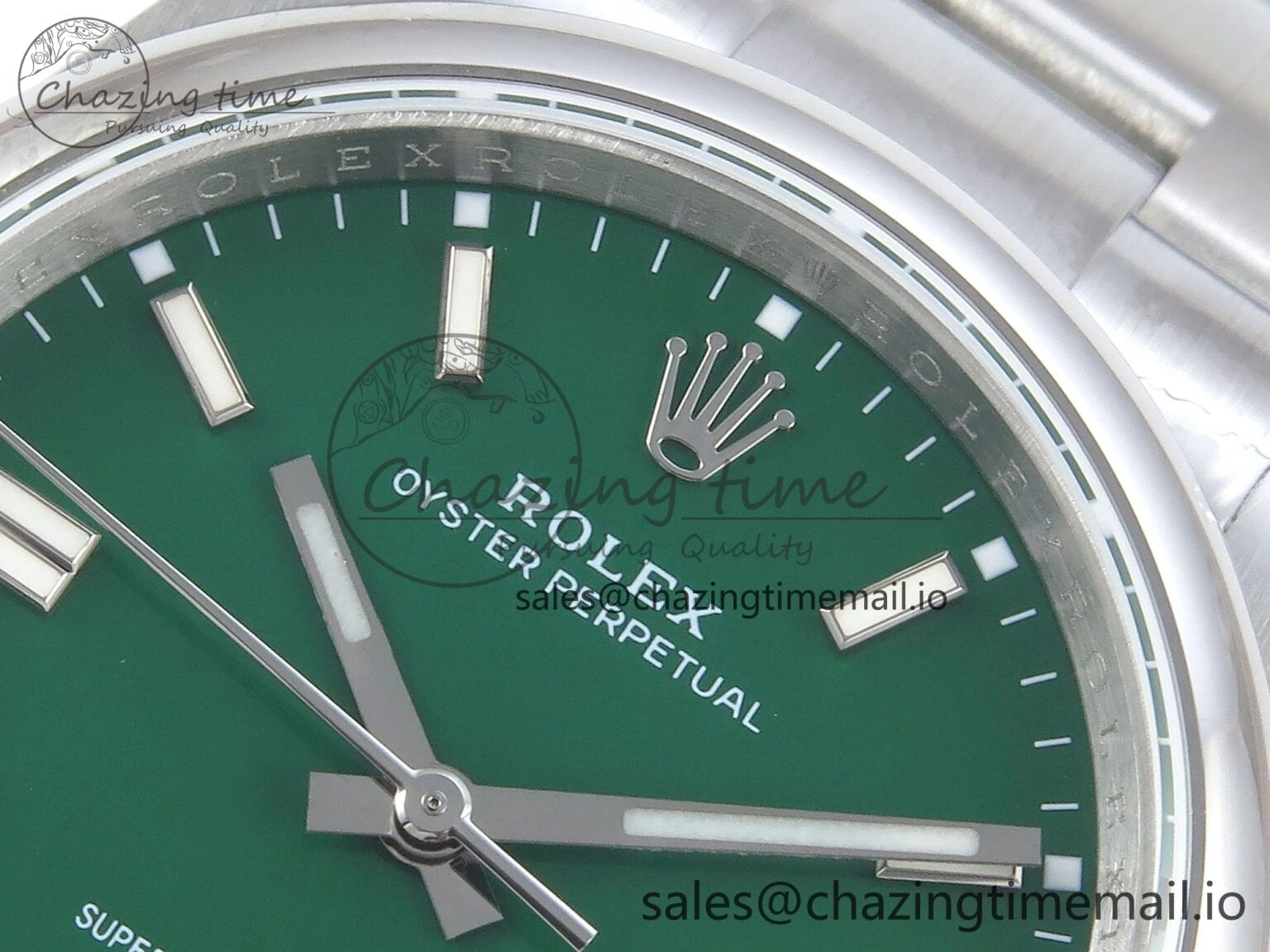 SunProtective Oyster Perpetual 126000 36mm DIWF 1:1 Best Edition 904L Steel Green Dial A 757