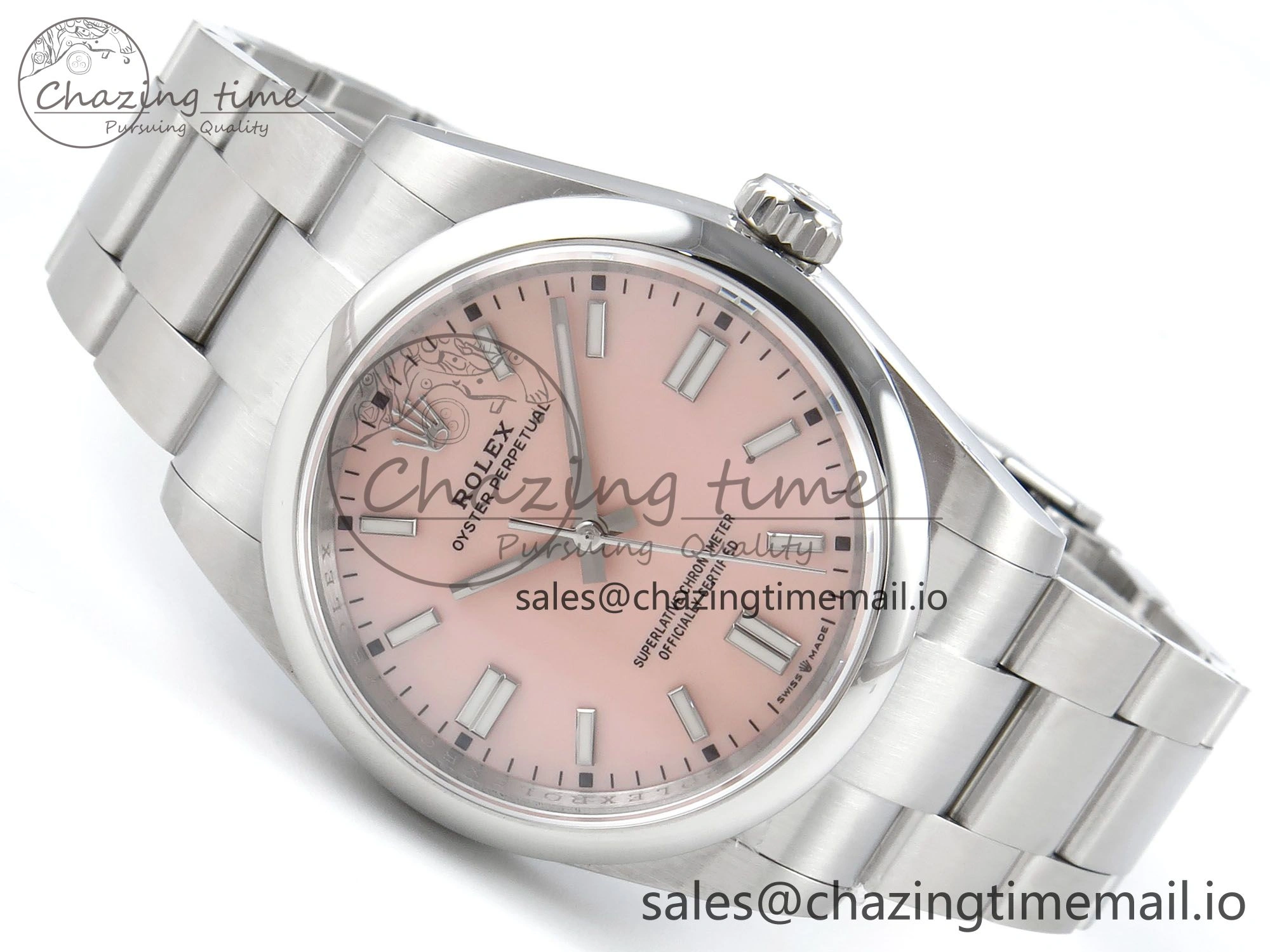 Oyster Perpetual 126000 36mm DIWF 1:1 Best Edition 904L Steel Pink Dial A TimelessDesign 759