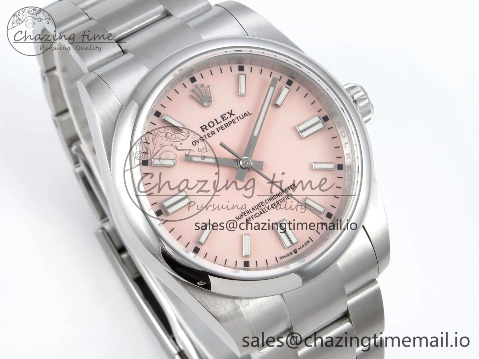Oyster Perpetual 126000 36mm DIWF 1:1 Best Edition 904L Steel Pink Dial A TimelessDesign 759