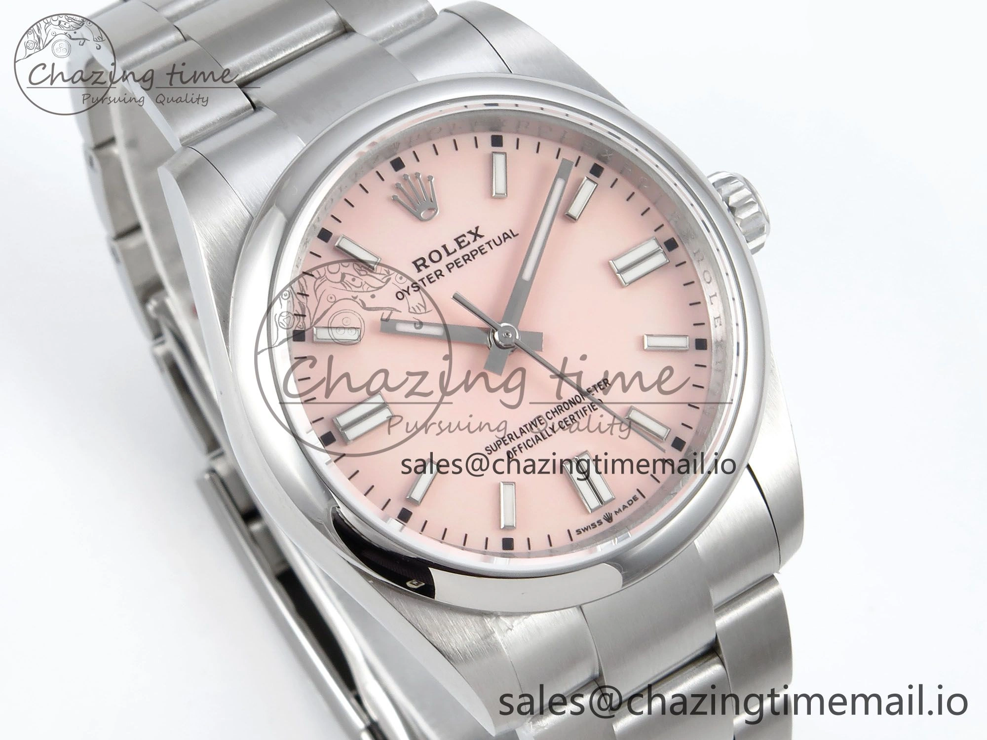 Oyster Perpetual 126000 36mm DIWF 1:1 Best Edition 904L Steel Pink Dial A TimelessDesign 759