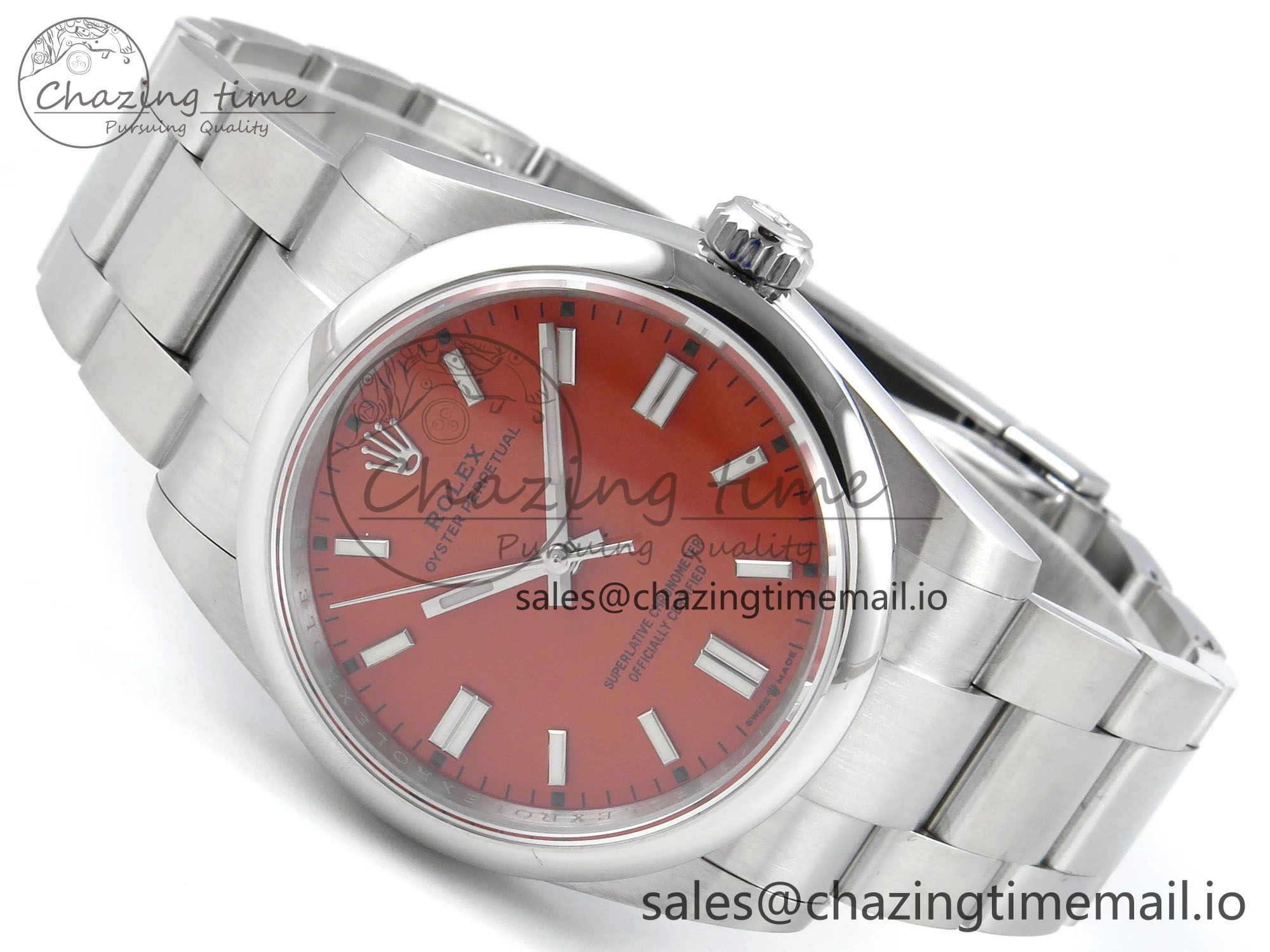 Oyster Perpetual 126000 36mm DIWF 1:1 Best Edition 904L Steel Red Dial A UrbanChic 765