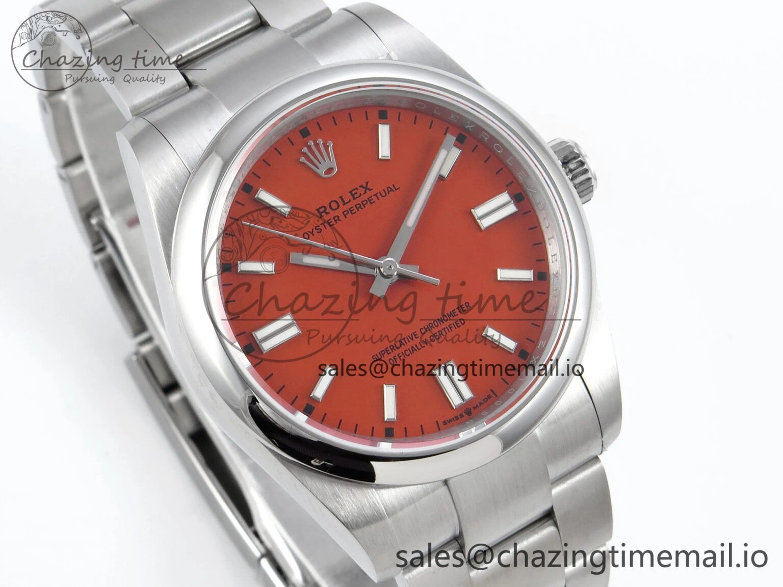 Oyster Perpetual 126000 36mm DIWF 1:1 Best Edition 904L Steel Red Dial A UrbanChic 765