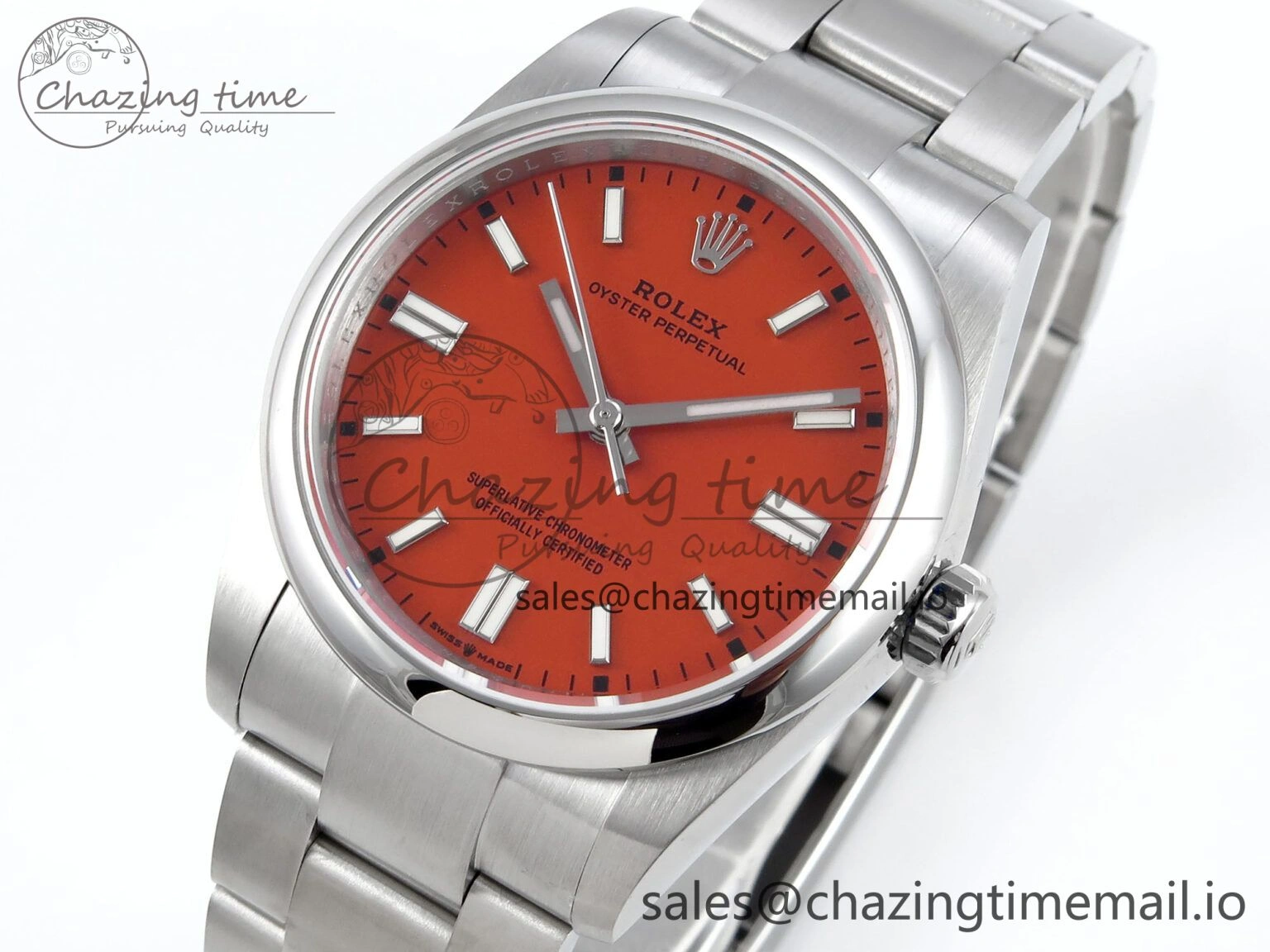 Oyster Perpetual 126000 36mm DIWF 1:1 Best Edition 904L Steel Red Dial A UrbanChic 765