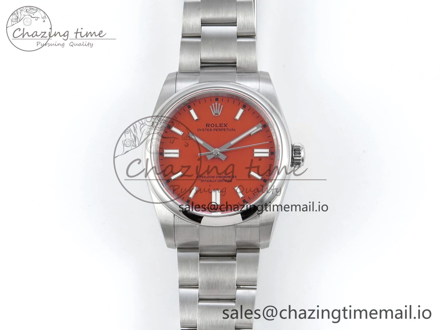 Oyster Perpetual 126000 36mm DIWF 1:1 Best Edition 904L Steel Red Dial A UrbanChic 765