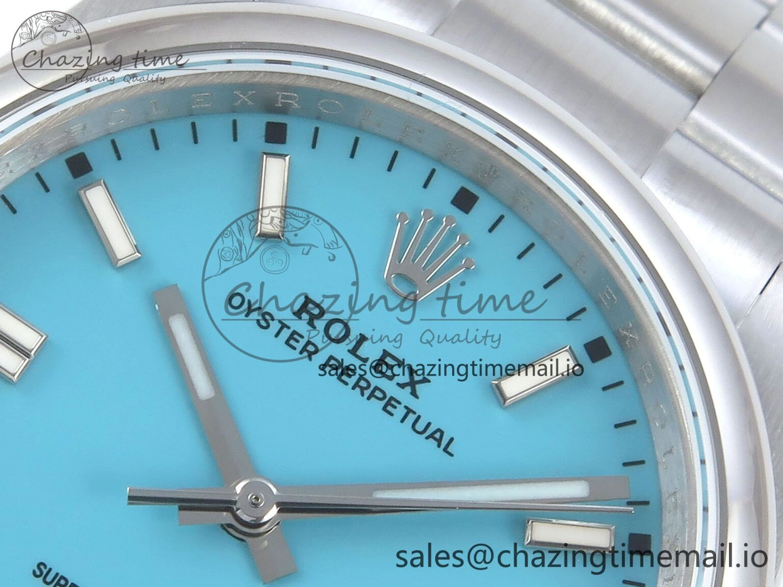 HighQuality Oyster Perpetual 126000 36mm DIWF 1:1 Best Edition 904L Steel Tiffany Blue Dial A 763