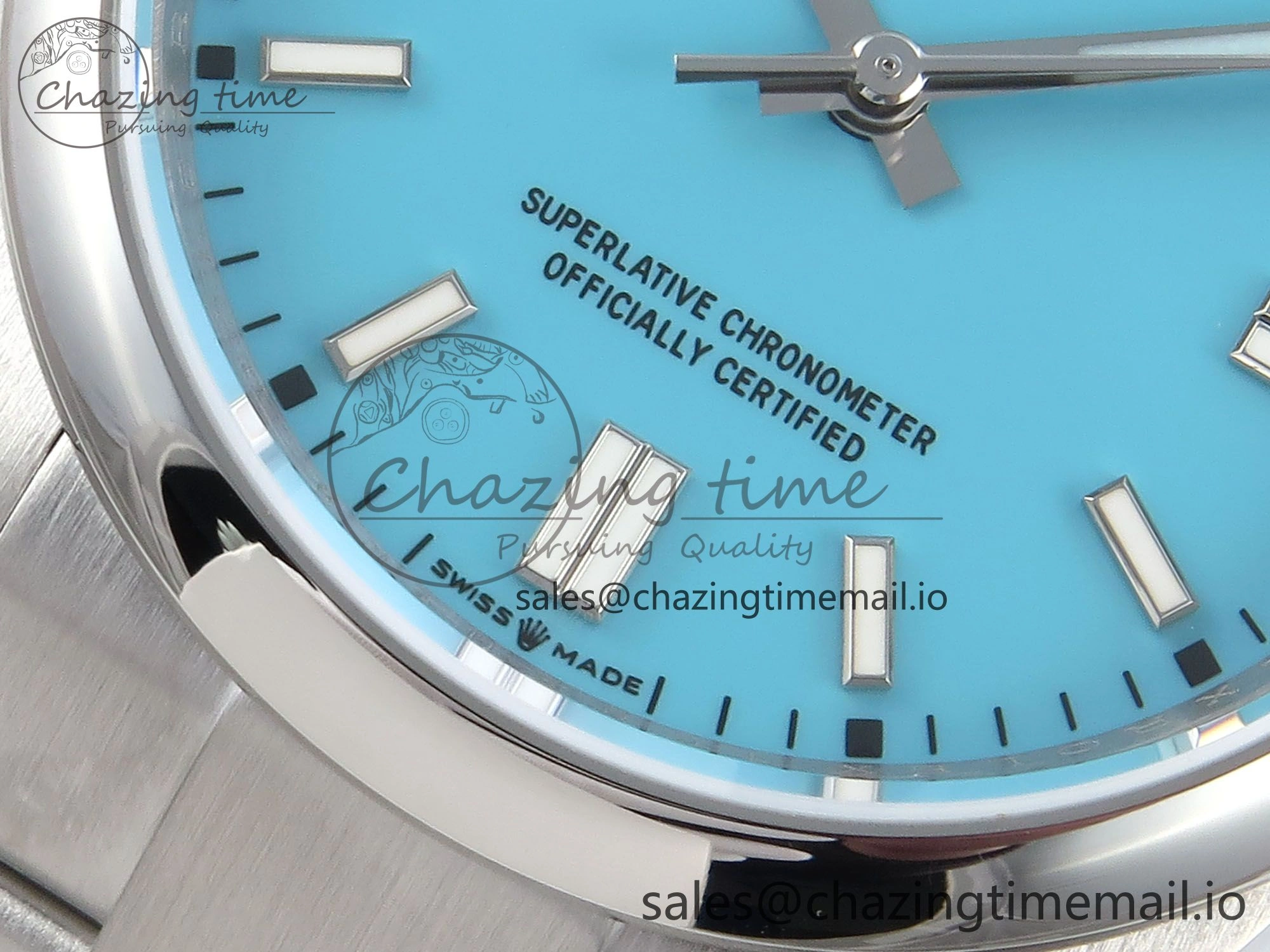 HighQuality Oyster Perpetual 126000 36mm DIWF 1:1 Best Edition 904L Steel Tiffany Blue Dial A 763