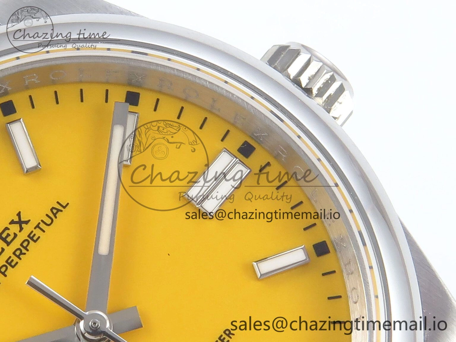 Durable Oyster Perpetual 126000 36mm DIWF 1:1 Best Edition 904L Steel Yellow Dial A 758