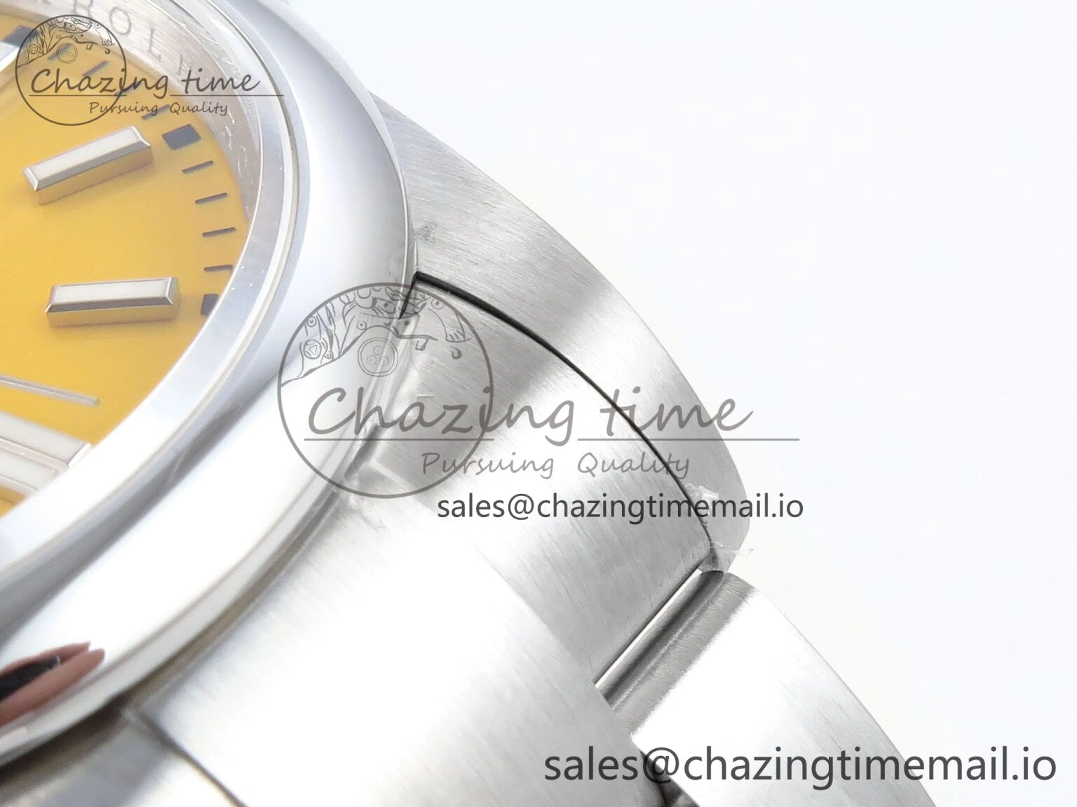 Durable Oyster Perpetual 126000 36mm DIWF 1:1 Best Edition 904L Steel Yellow Dial A 758