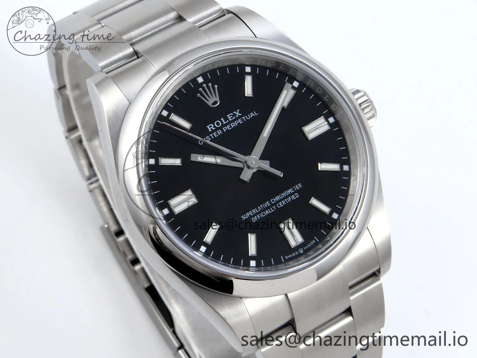 Oyster Perpetual 126000 36mm EWEF Best Edition 904L Steel Black Dial A Stylish 775