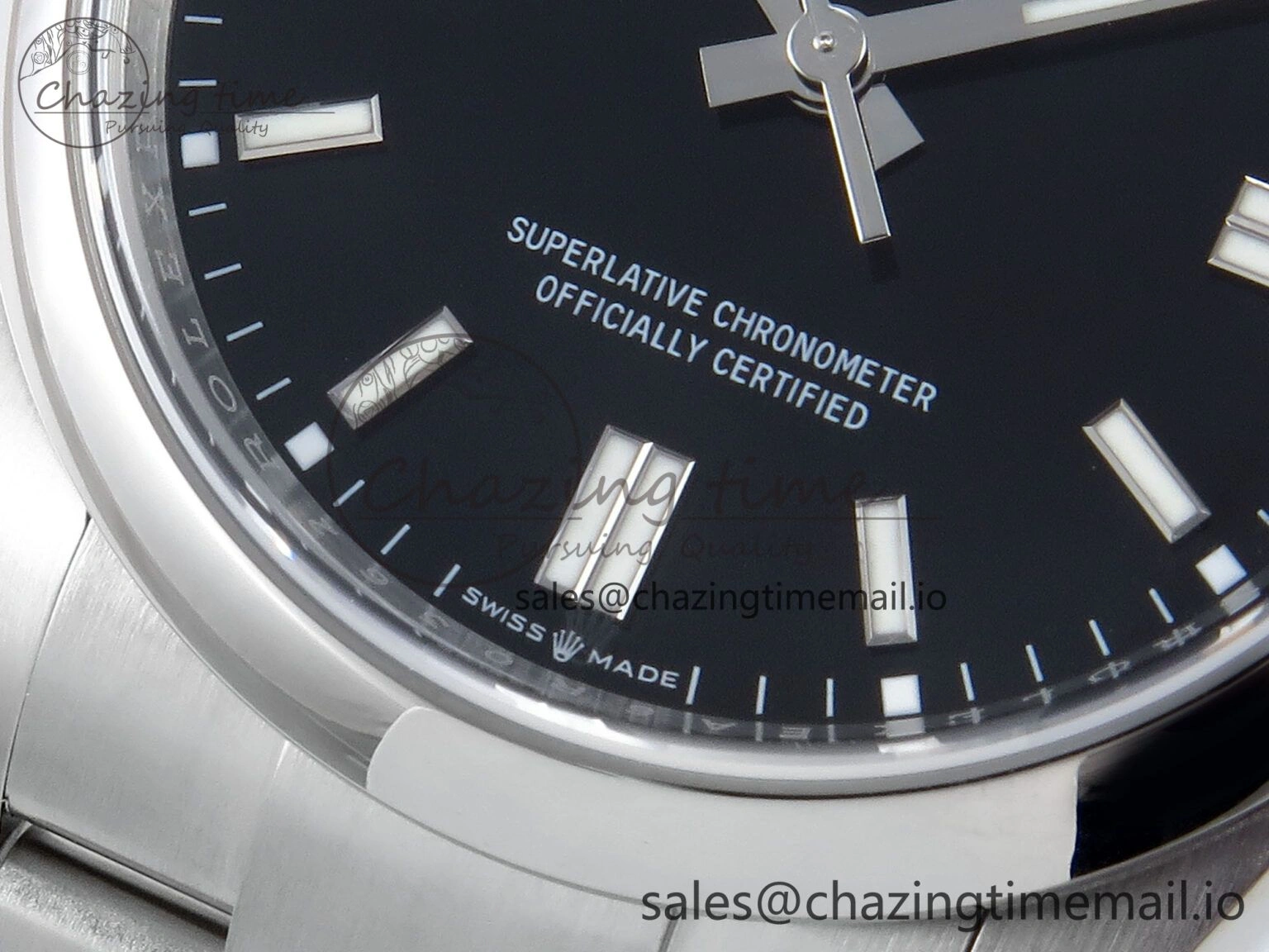Oyster Perpetual 126000 36mm EWEF Best Edition 904L Steel Black Dial A Stylish 775