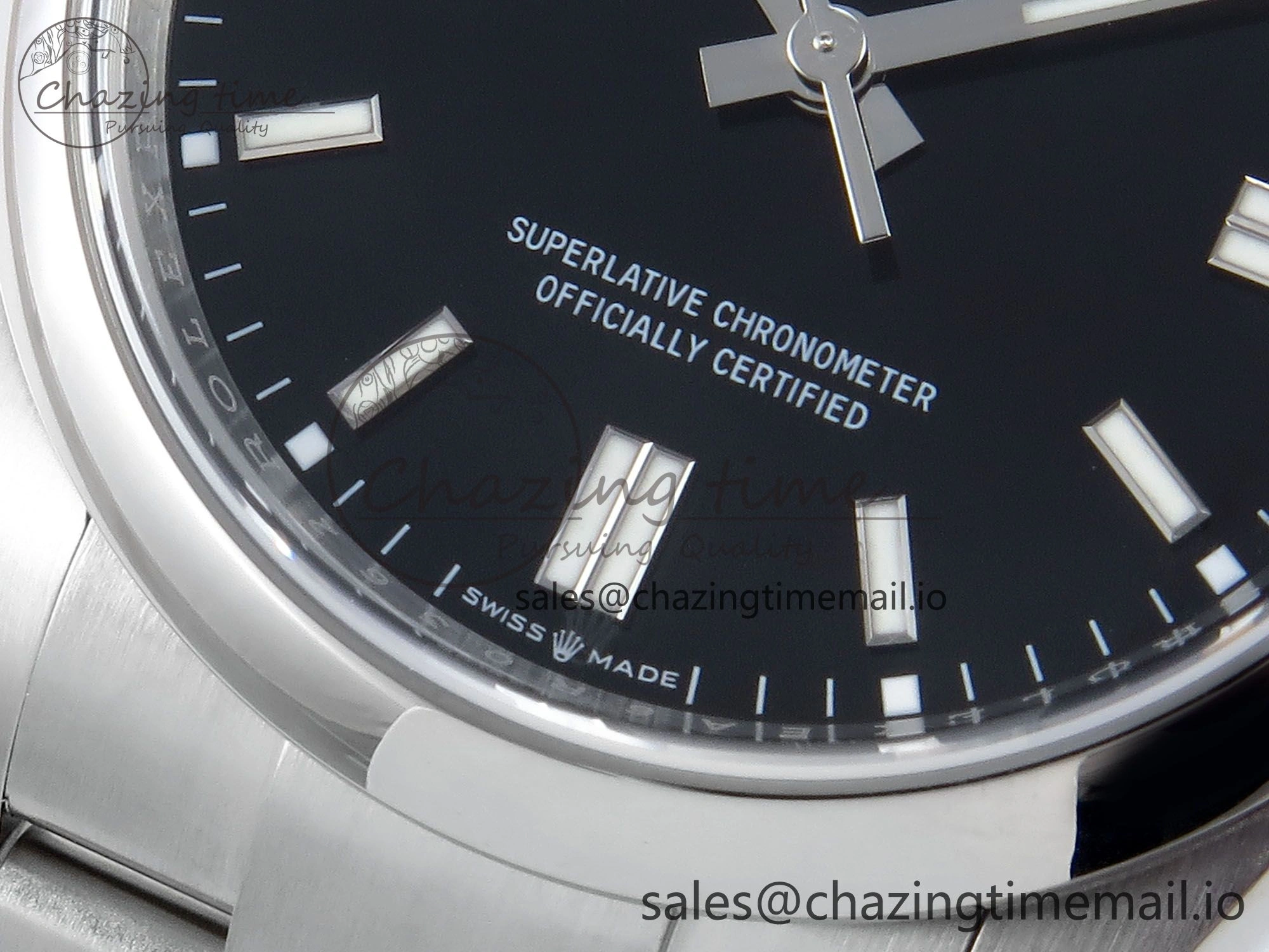 Oyster Perpetual 126000 36mm EWEF Best Edition 904L Steel Black Dial A Stylish 775