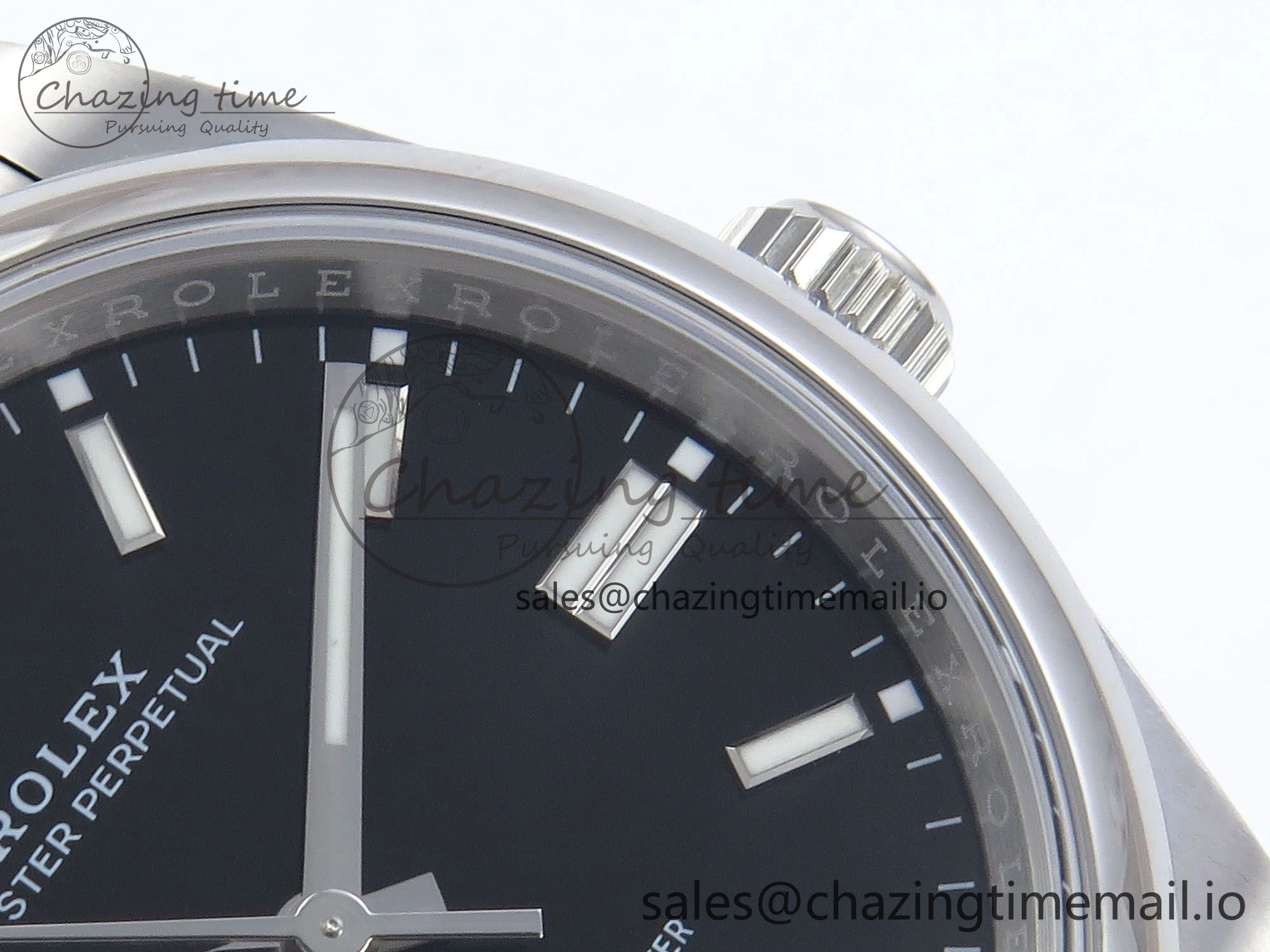 Oyster Perpetual 126000 36mm EWEF Best Edition 904L Steel Black Dial A Stylish 775