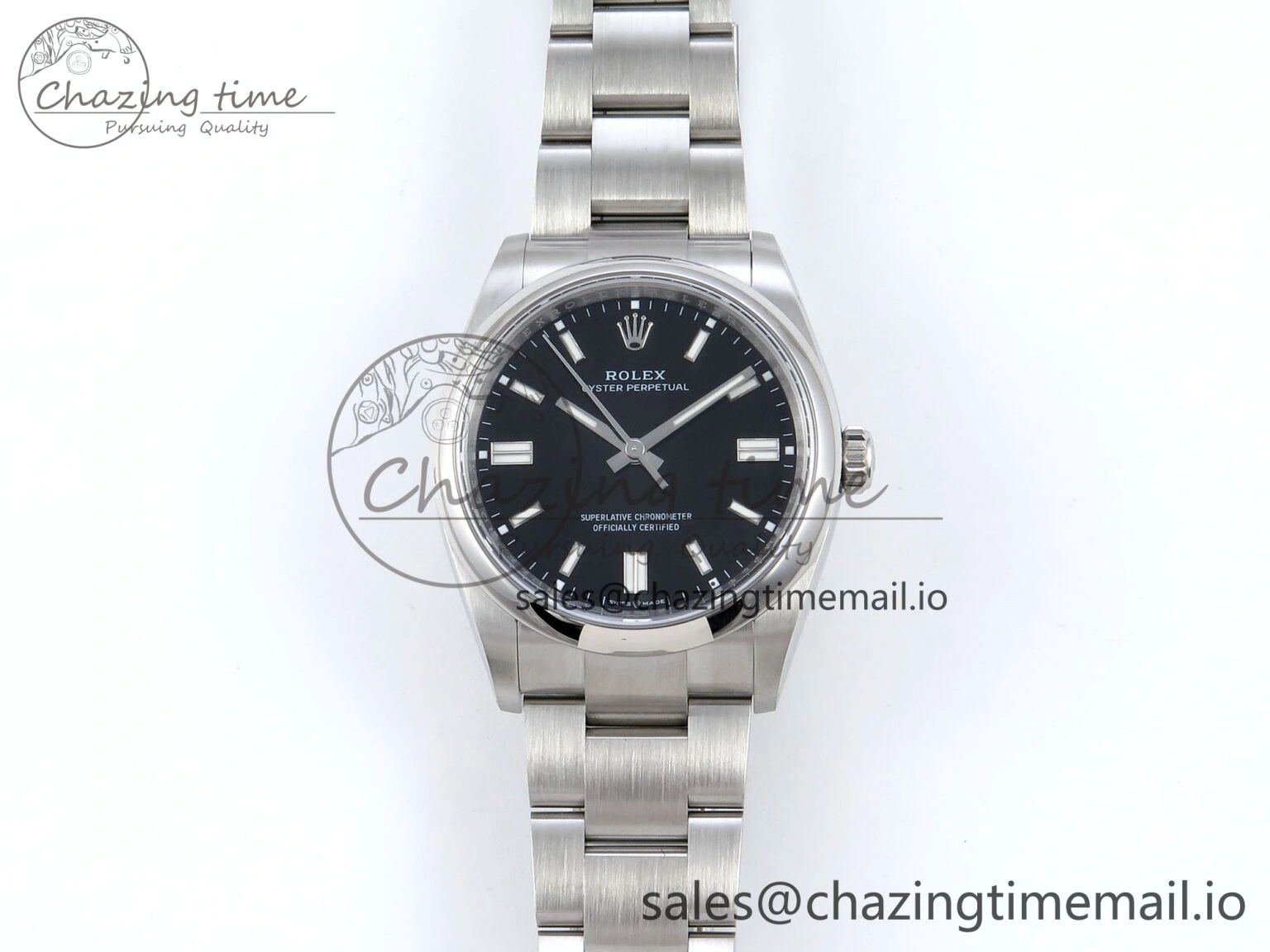 Oyster Perpetual 126000 36mm EWEF Best Edition 904L Steel Black Dial A Stylish 775