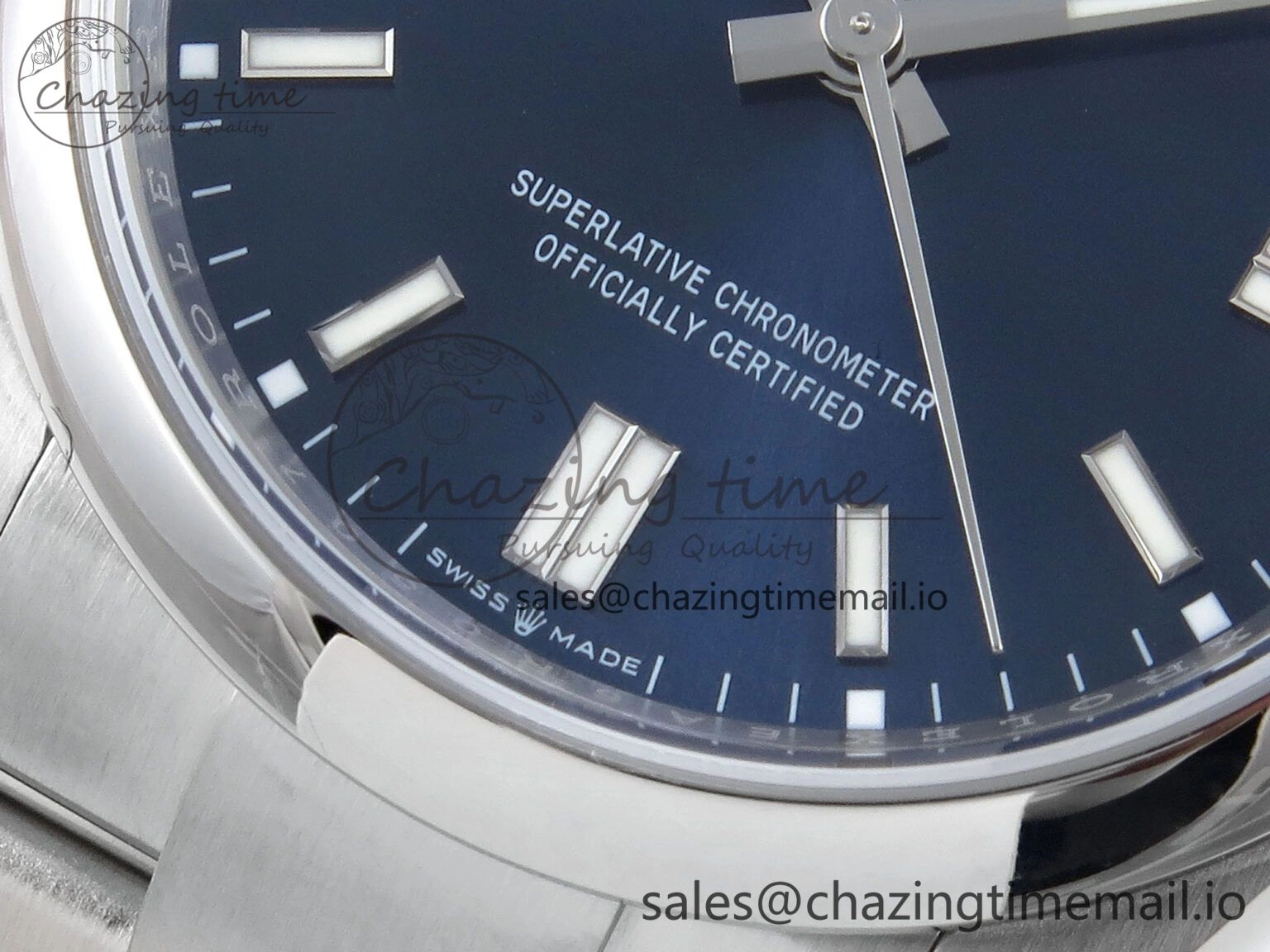 SoftTouch Oyster Perpetual 126000 36mm EWEF Best Edition 904L Steel Blue Dial A 778