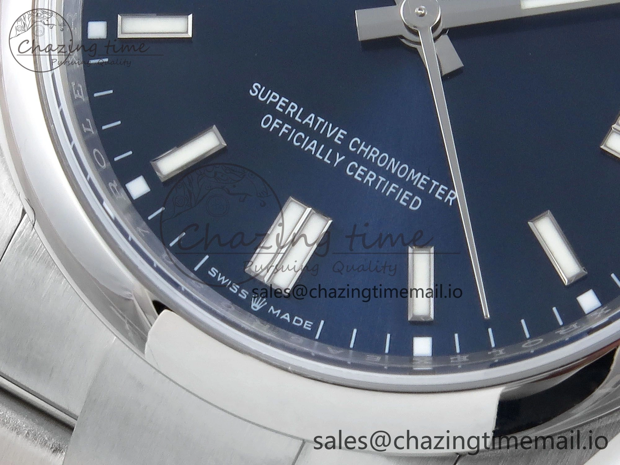 SoftTouch Oyster Perpetual 126000 36mm EWEF Best Edition 904L Steel Blue Dial A 778