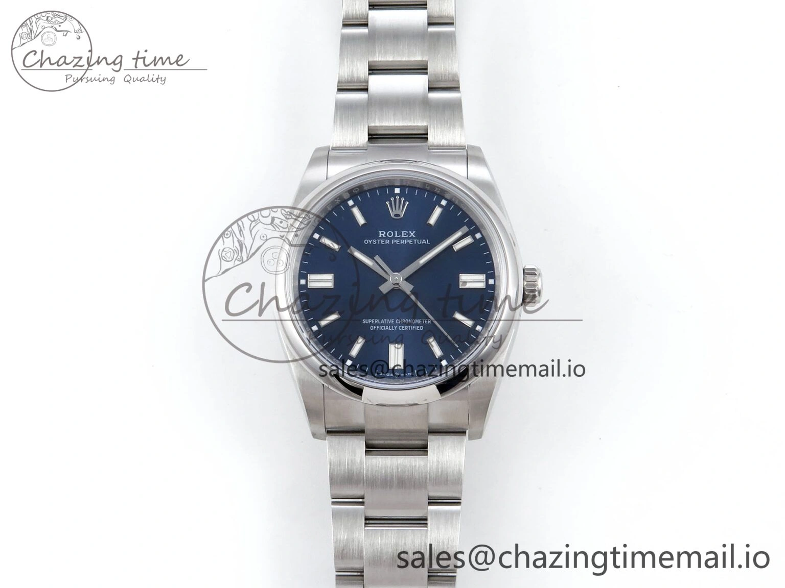 SoftTouch Oyster Perpetual 126000 36mm EWEF Best Edition 904L Steel Blue Dial A 778