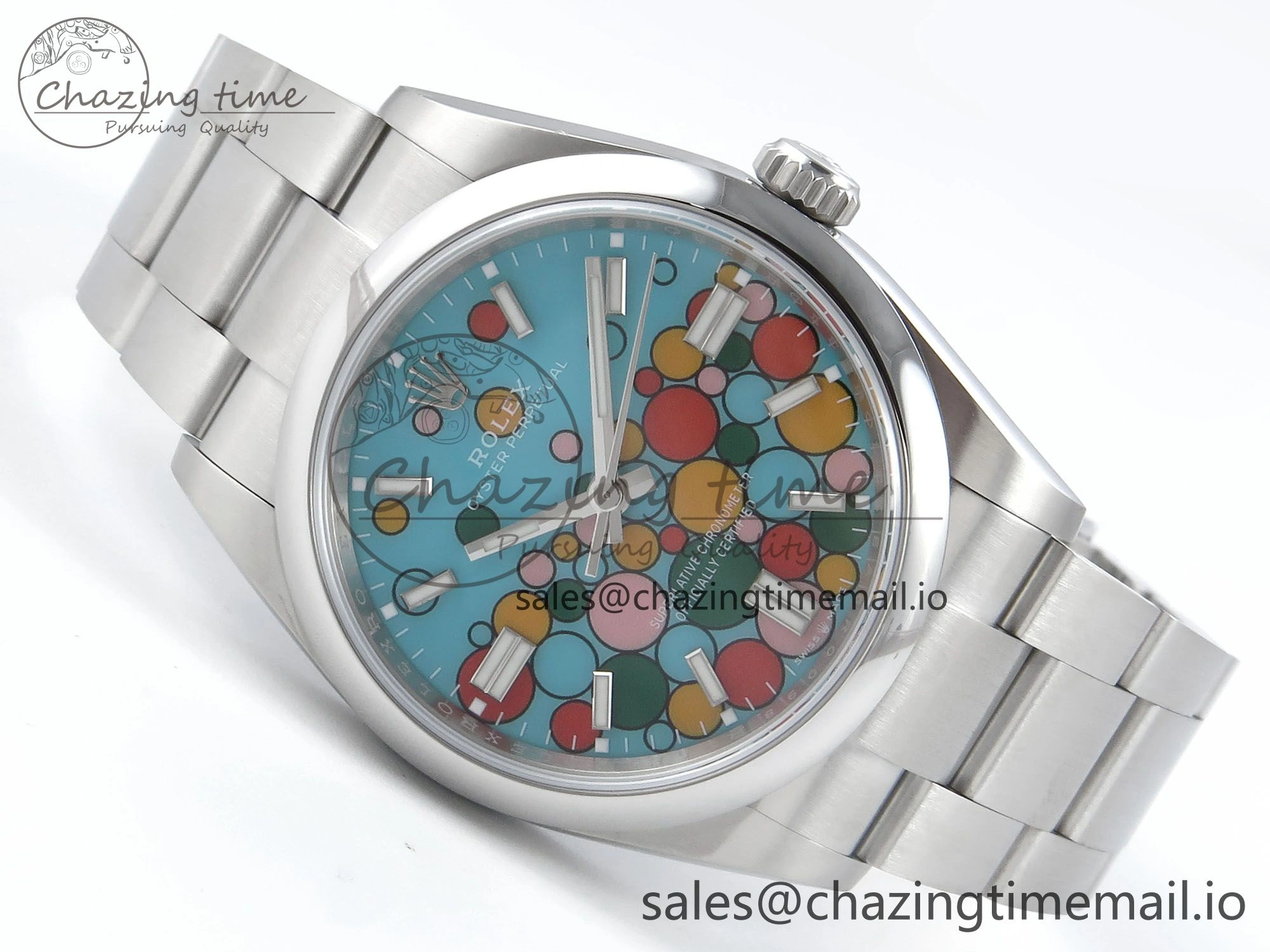 EyeCatching Oyster Perpetual 126000 36mm EWEF Best Edition 904L Steel Celebration Dial A 781