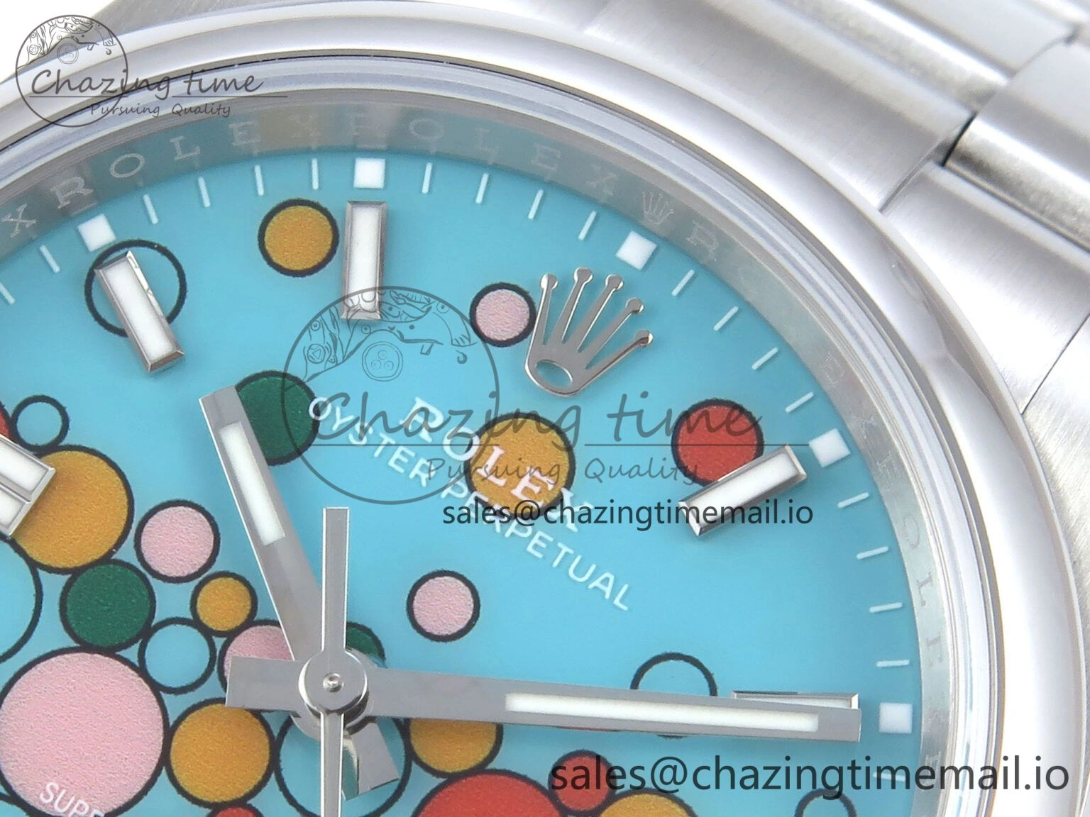 EyeCatching Oyster Perpetual 126000 36mm EWEF Best Edition 904L Steel Celebration Dial A 781