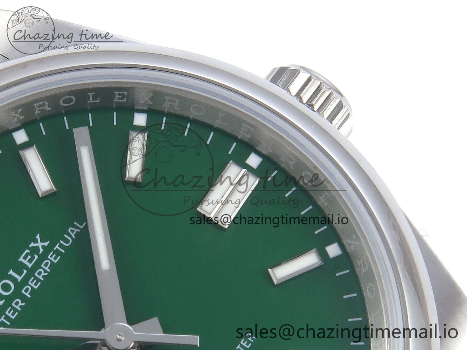 Timeless Oyster Perpetual 126000 36mm EWEF Best Edition 904L Steel Green Dial A 773