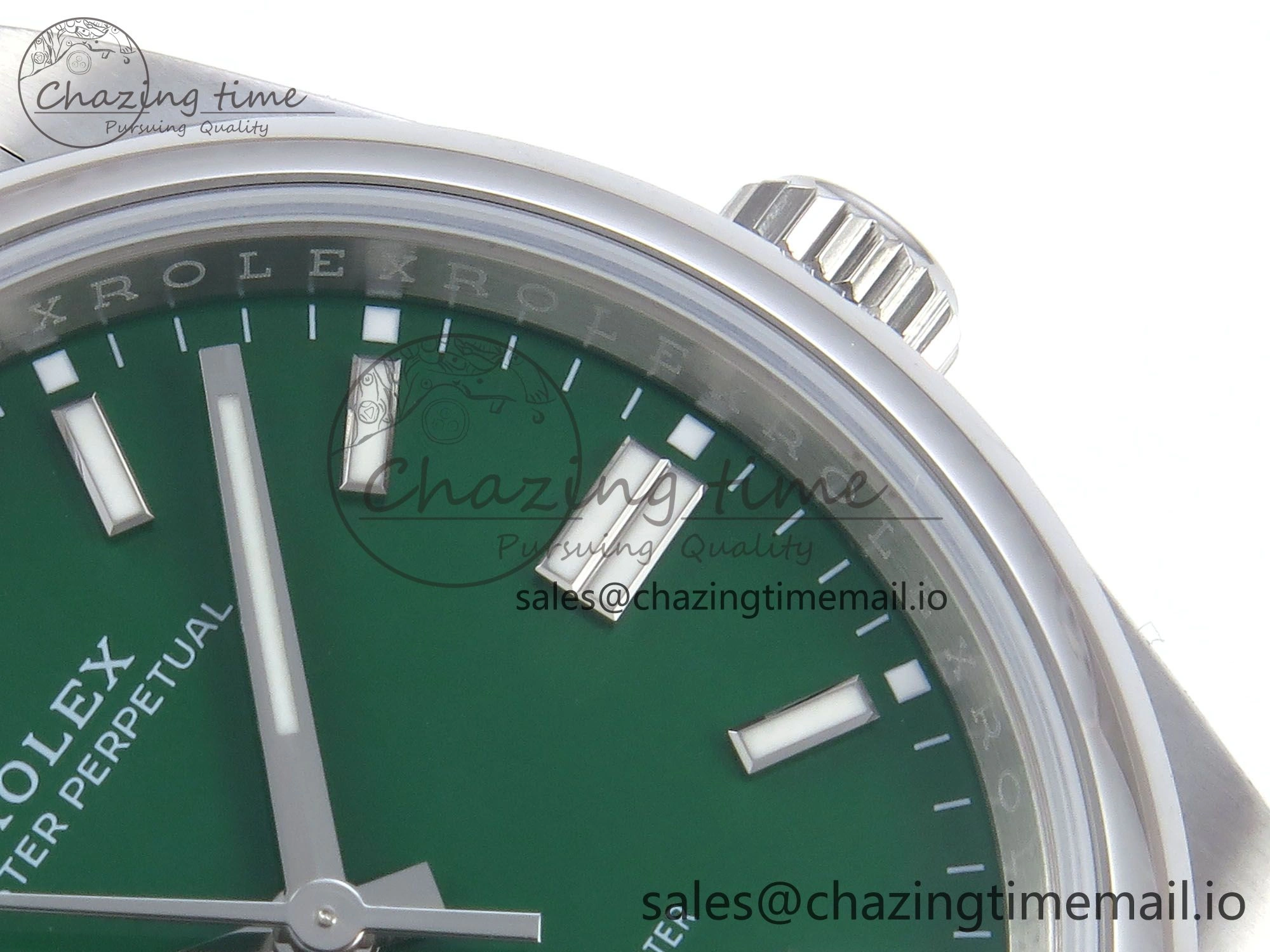 Timeless Oyster Perpetual 126000 36mm EWEF Best Edition 904L Steel Green Dial A 773