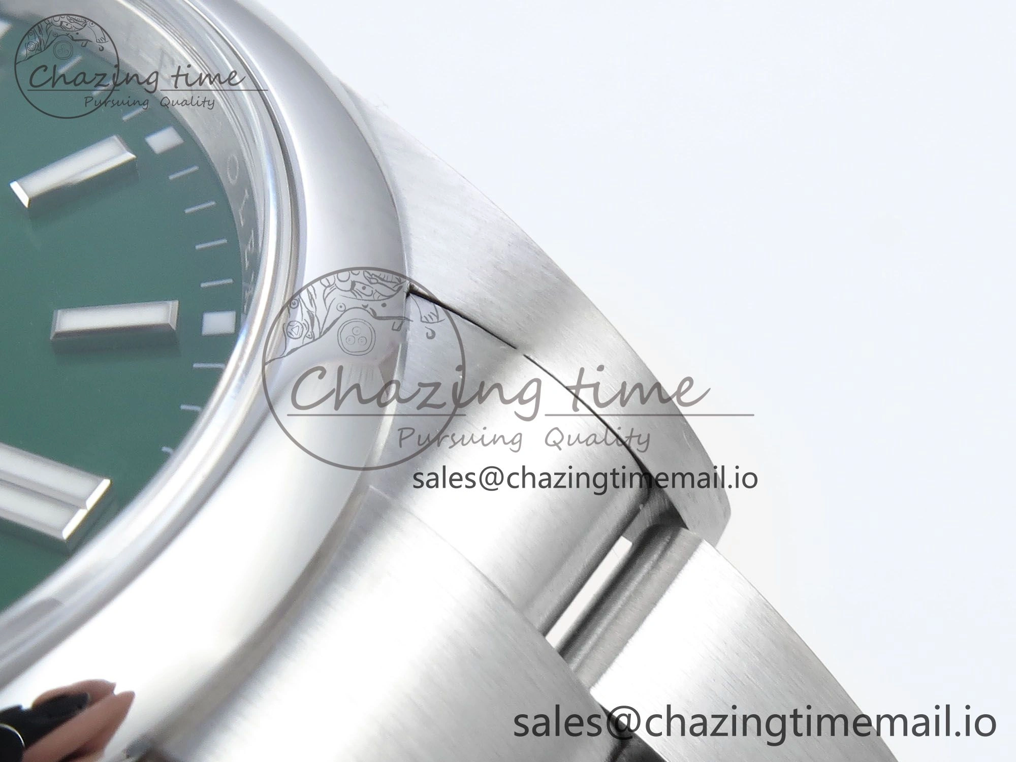 Timeless Oyster Perpetual 126000 36mm EWEF Best Edition 904L Steel Green Dial A 773