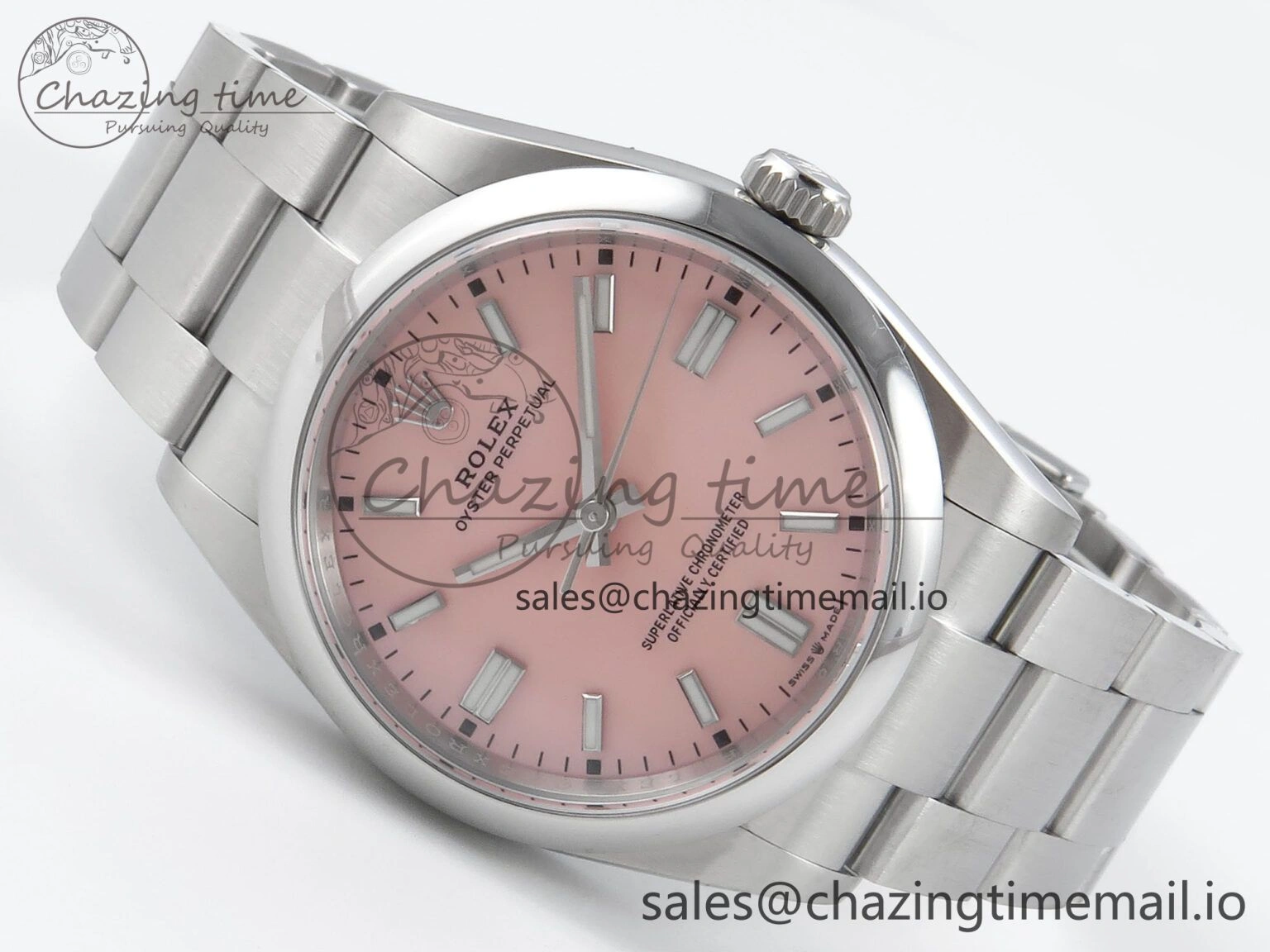 Oyster Perpetual 126000 36mm EWEF Best Edition 904L Steel Pink Dial A OnTrend 780