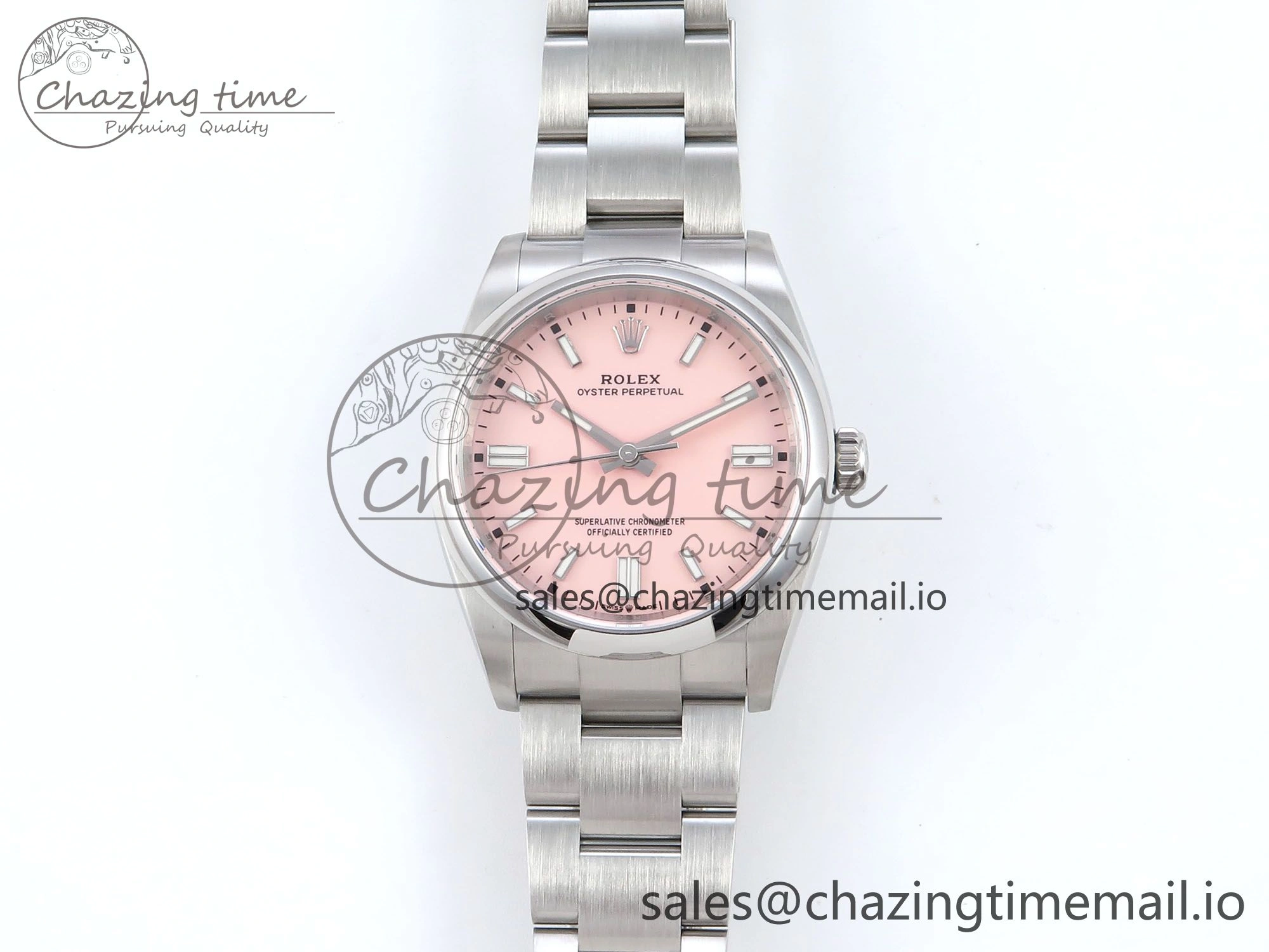 Oyster Perpetual 126000 36mm EWEF Best Edition 904L Steel Pink Dial A OnTrend 780