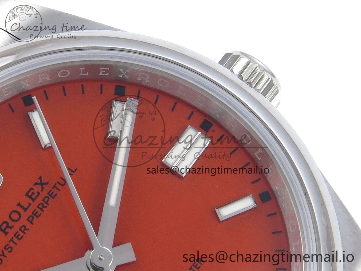 Upgraded Oyster Perpetual 126000 36mm EWEF Best Edition 904L Steel Red Dial A 774