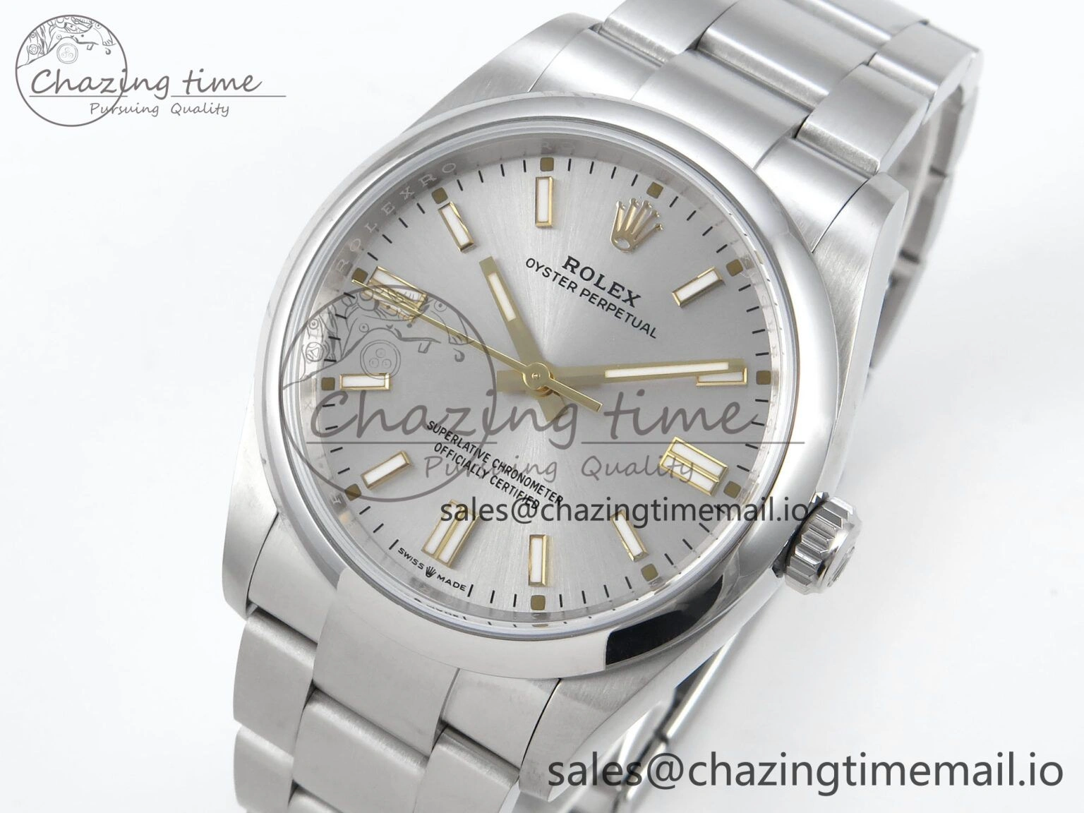 Oyster Perpetual 126000 36mm EWEF Best Edition 904L Steel Silver Dial A WeatherProof 779