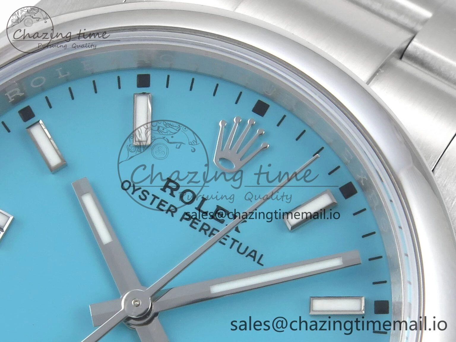 Oyster Perpetual 126000 36mm EWEF Best Edition 904L Steel Tiffany Blue Dial A Compact 776