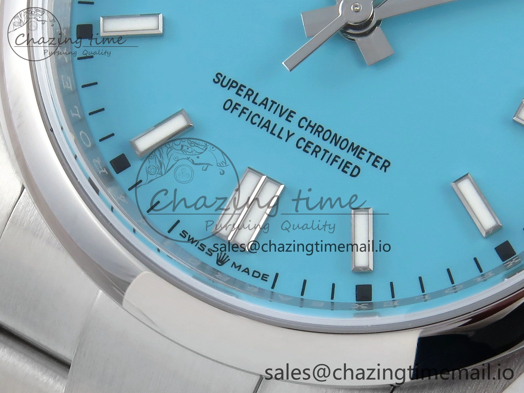 Oyster Perpetual 126000 36mm EWEF Best Edition 904L Steel Tiffany Blue Dial A Compact 776
