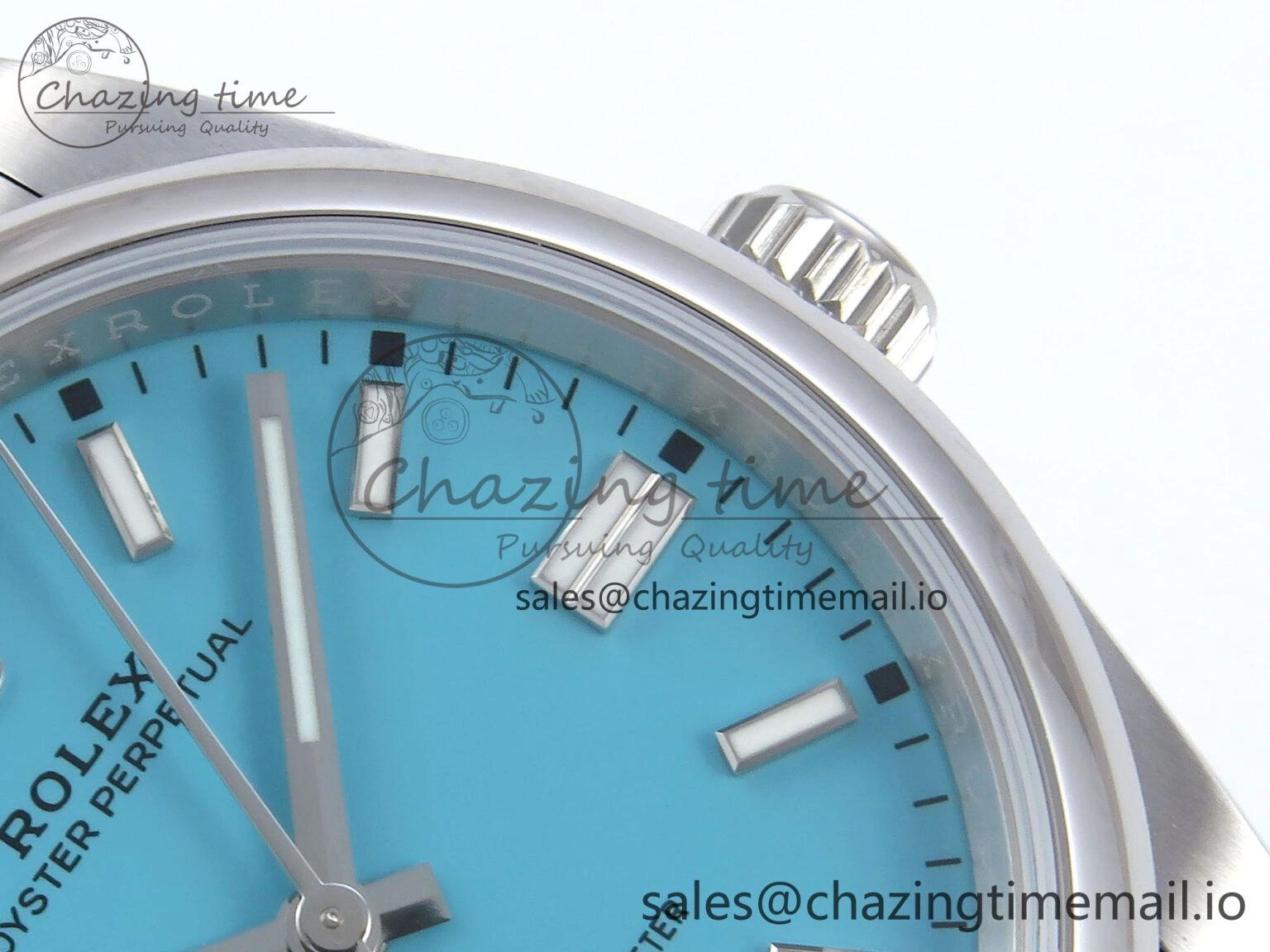 Oyster Perpetual 126000 36mm EWEF Best Edition 904L Steel Tiffany Blue Dial A Compact 776