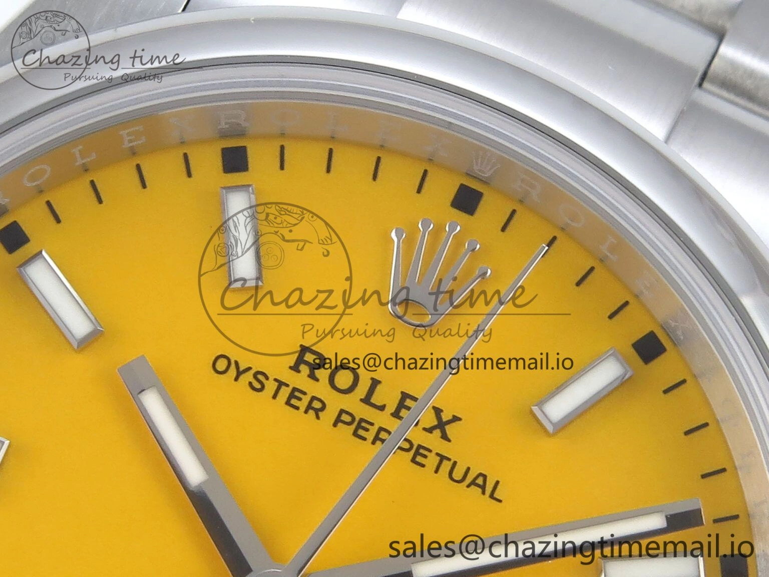 Oyster Perpetual 126000 36mm EWEF Best Edition 904L Steel Yellow Dial A Seasonal 777