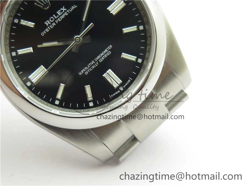Comfortable Oyster Perpetual 126000 36mm KRF 1:1 Best Edition 904L Steel Black Dial A 2734