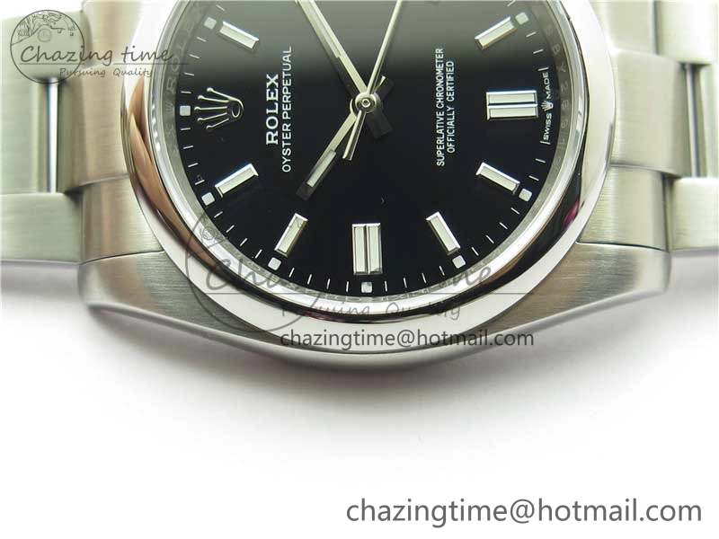 Comfortable Oyster Perpetual 126000 36mm KRF 1:1 Best Edition 904L Steel Black Dial A 2734