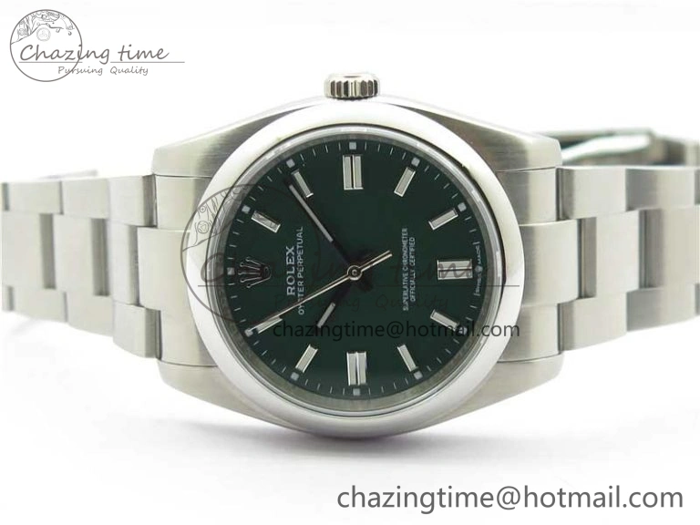 Resilient Oyster Perpetual 126000 36mm KRF 1:1 Best Edition 904L Steel Green Dial A 2732