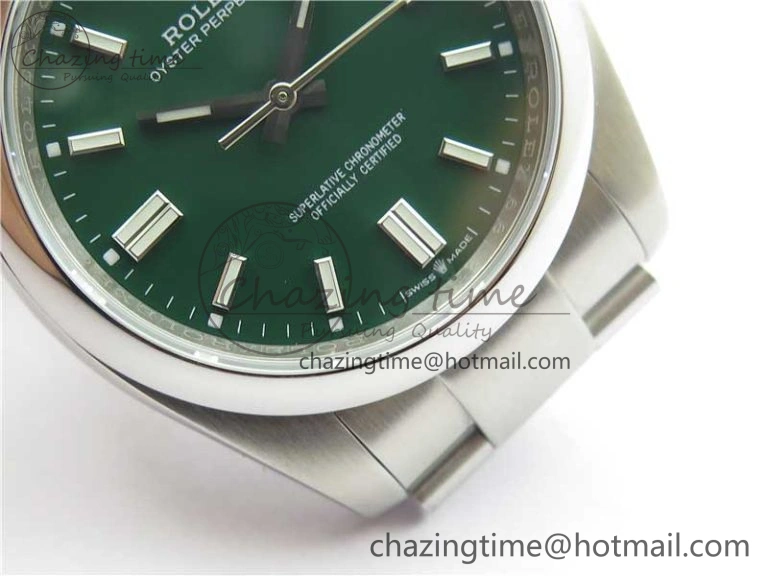Resilient Oyster Perpetual 126000 36mm KRF 1:1 Best Edition 904L Steel Green Dial A 2732