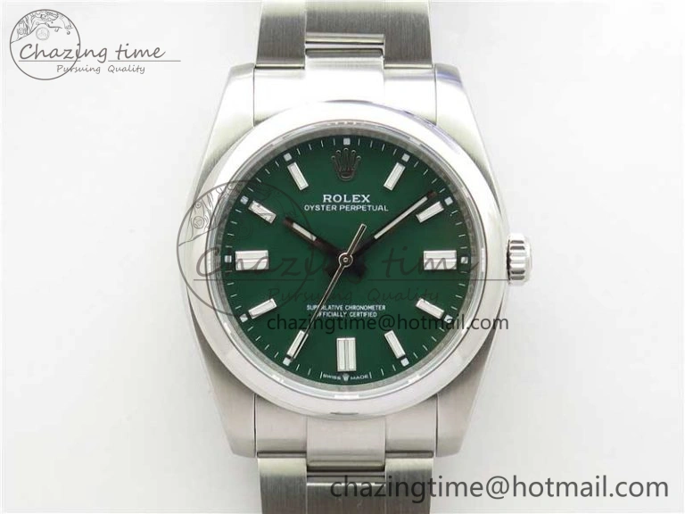 Resilient Oyster Perpetual 126000 36mm KRF 1:1 Best Edition 904L Steel Green Dial A 2732